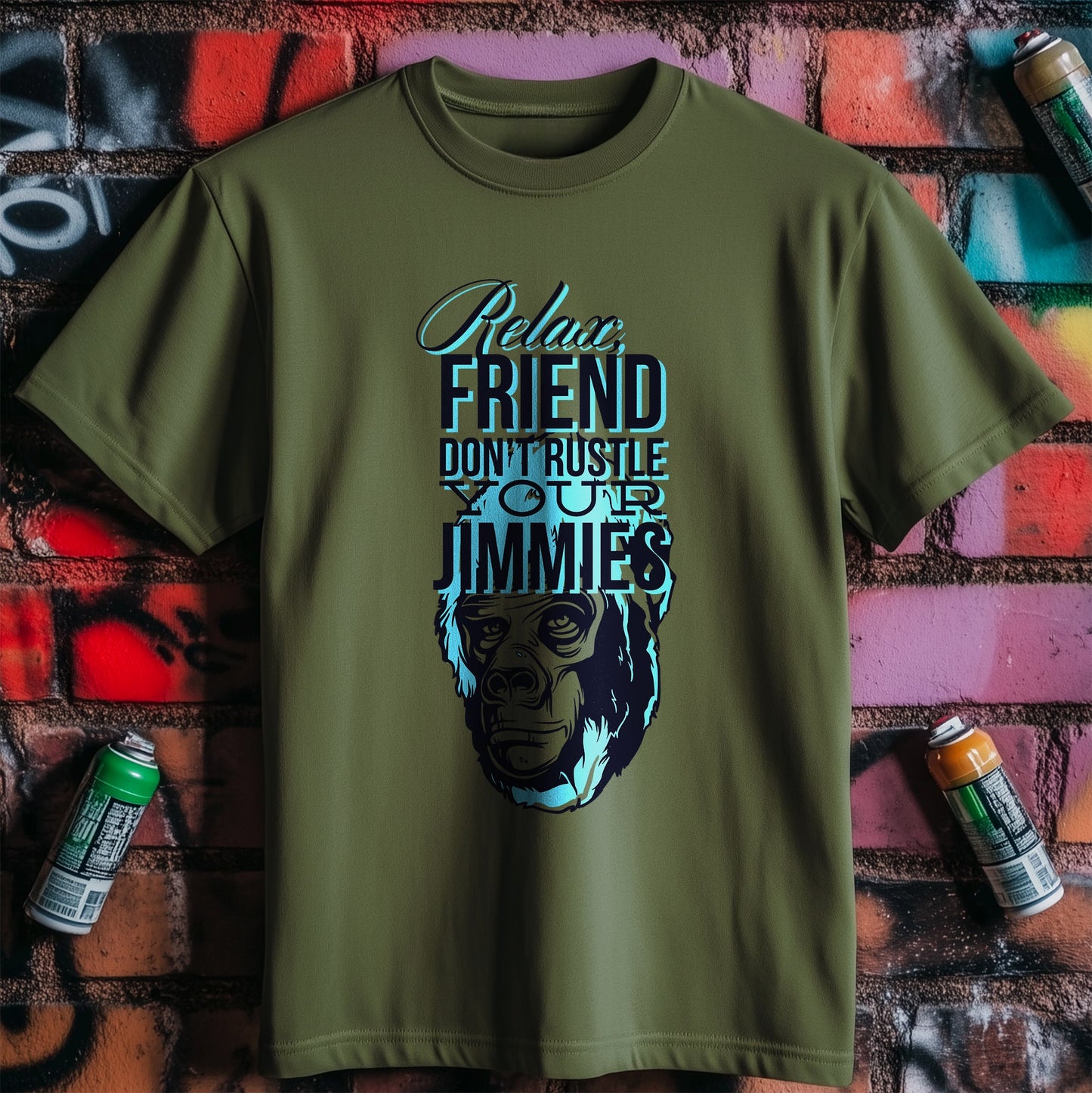 Rustle Your Jimmies Gorilla T-Shirt