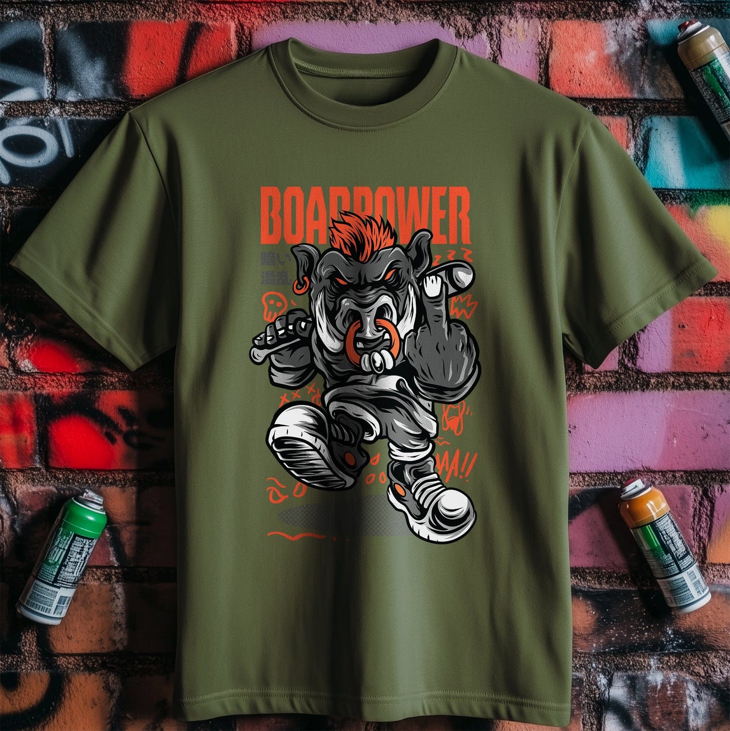 Boar Power T-Shirt - Unleash Your