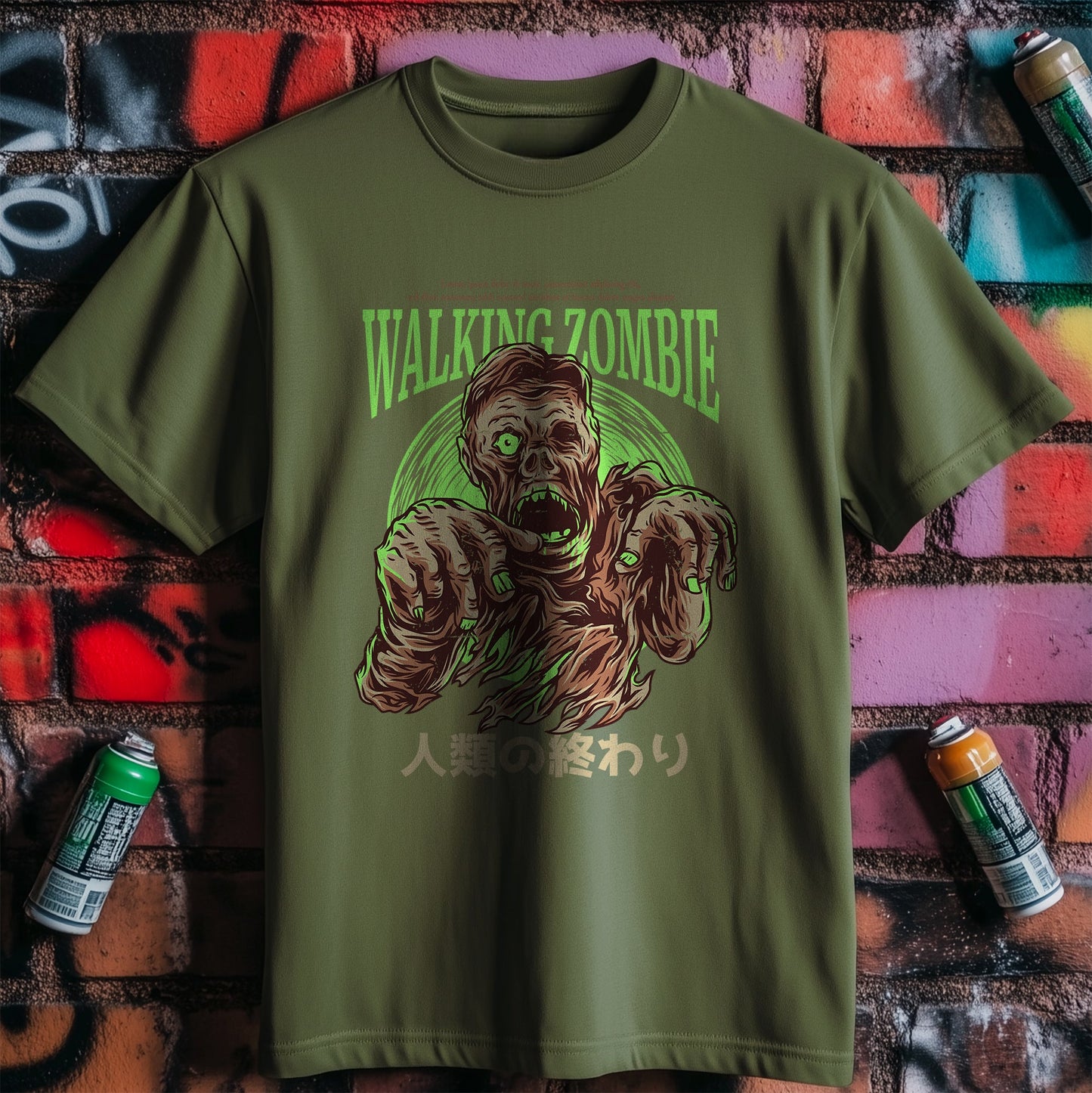 Walking Zombie T-shirt ‚Äì Fun &