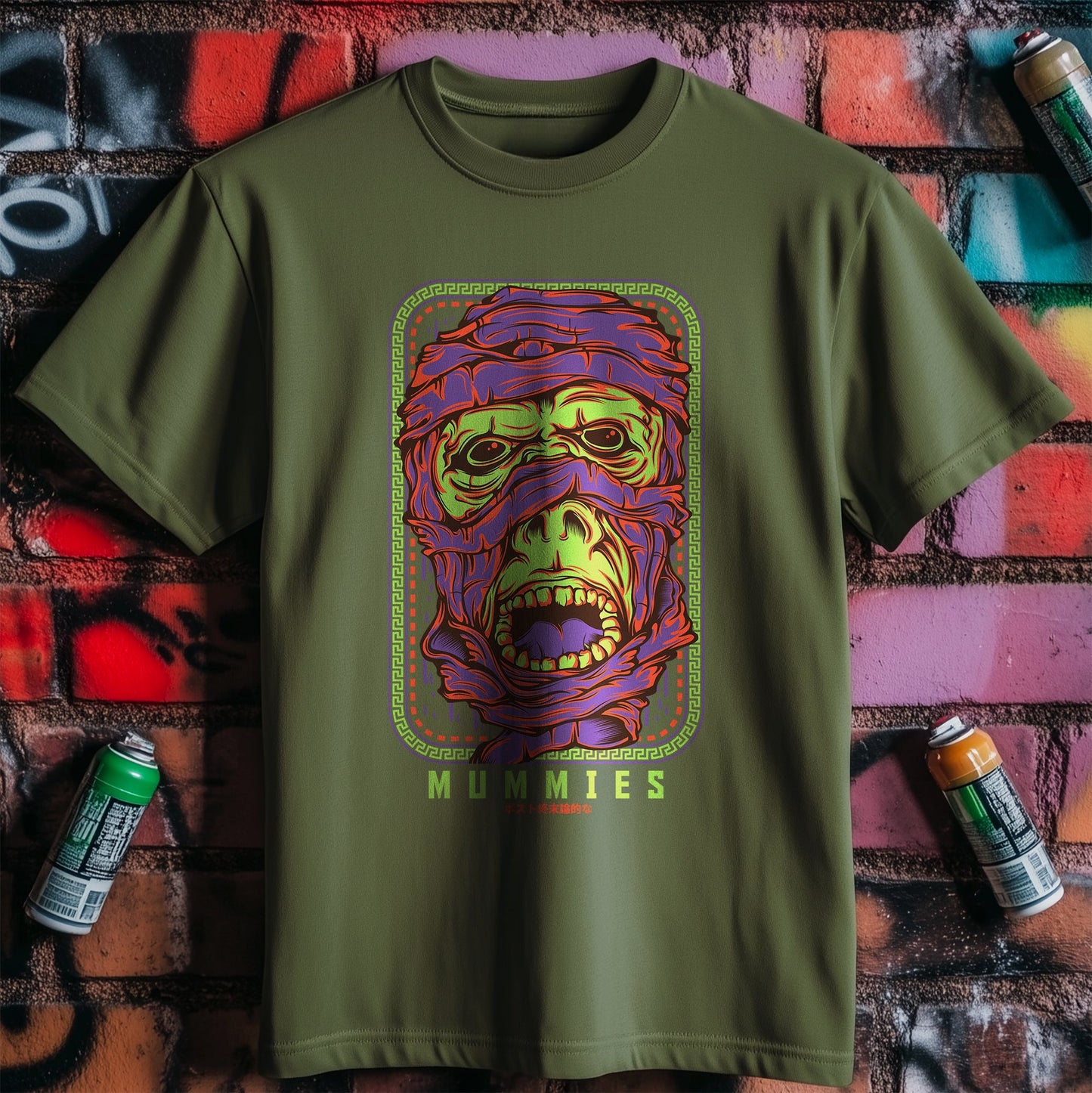 Mummies Poster T-shirt - Wrap
