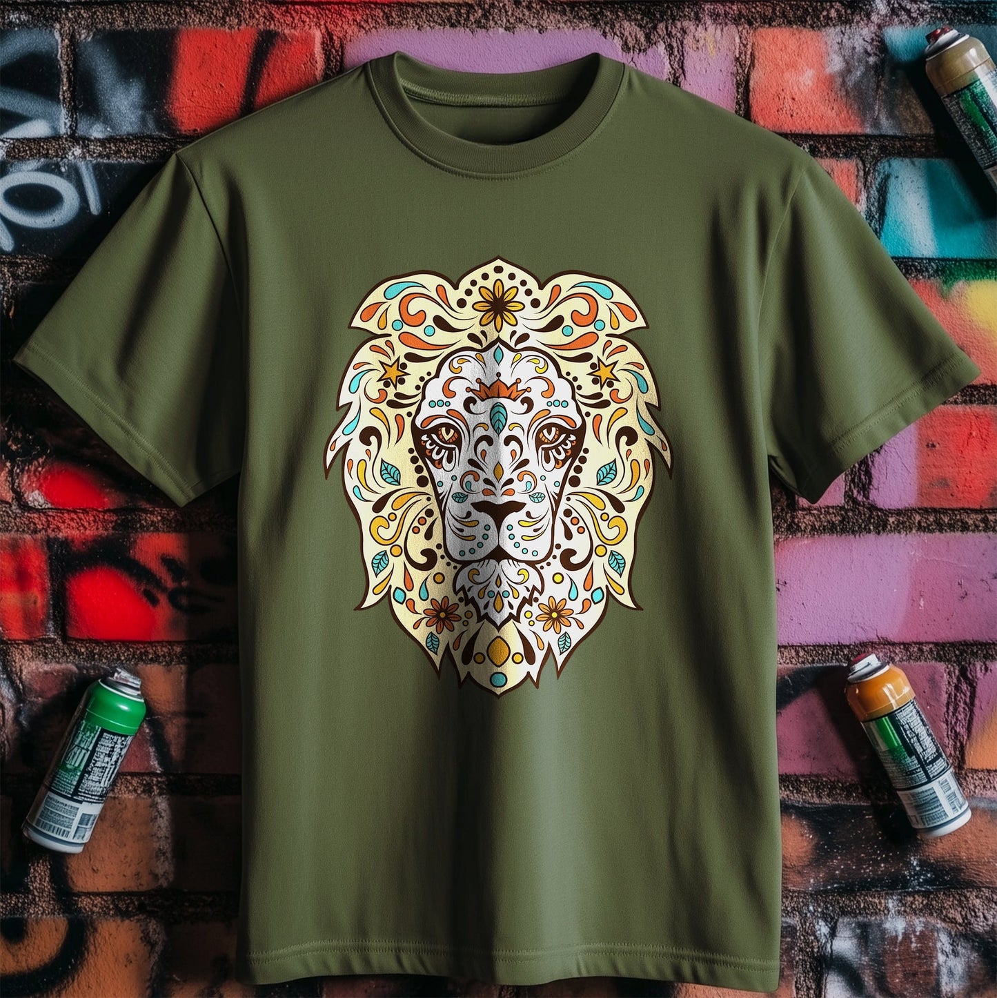 Lion Head Art t-shirt