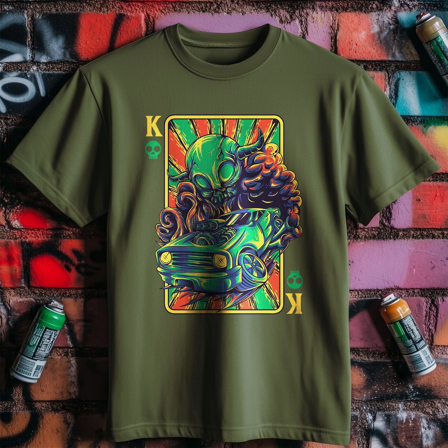 Alien Card T-Shirt - Funny & Regal!