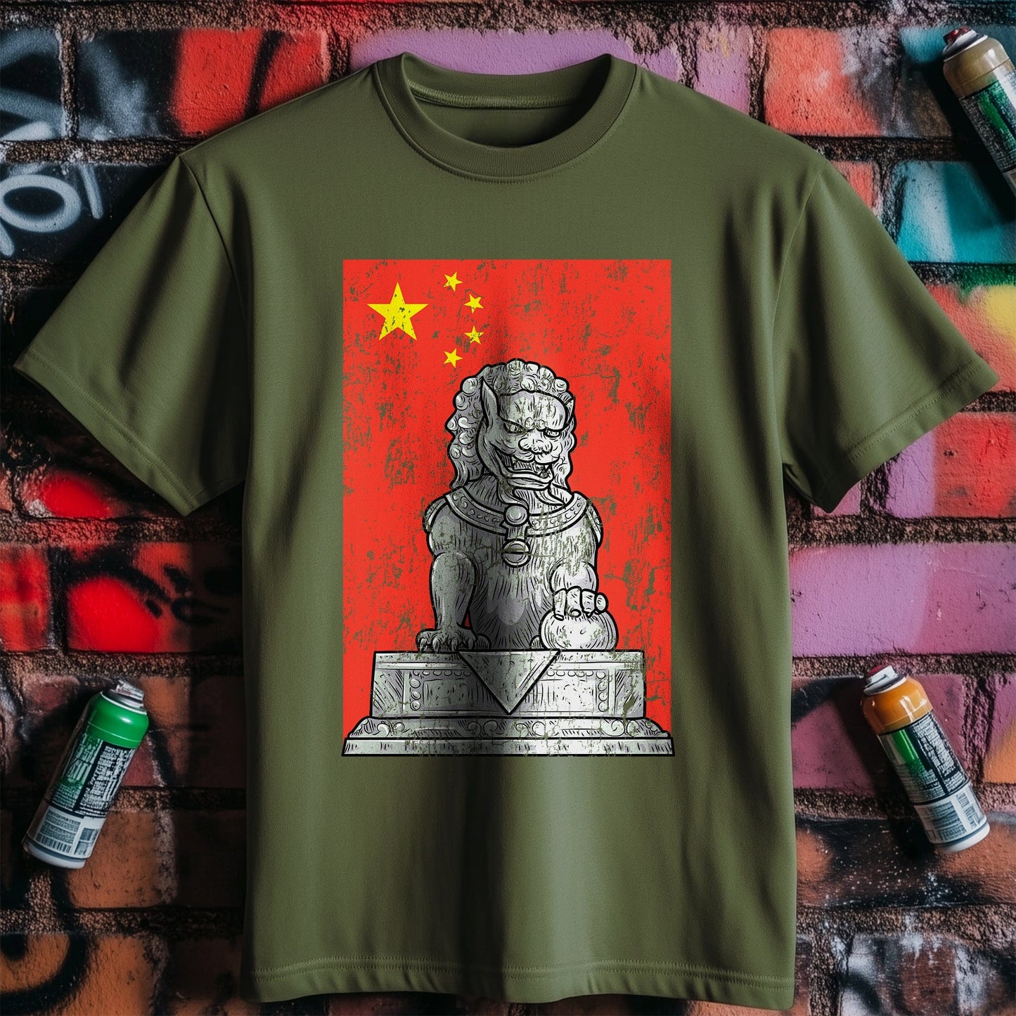 Chinese Guardian Lion T-shirt -