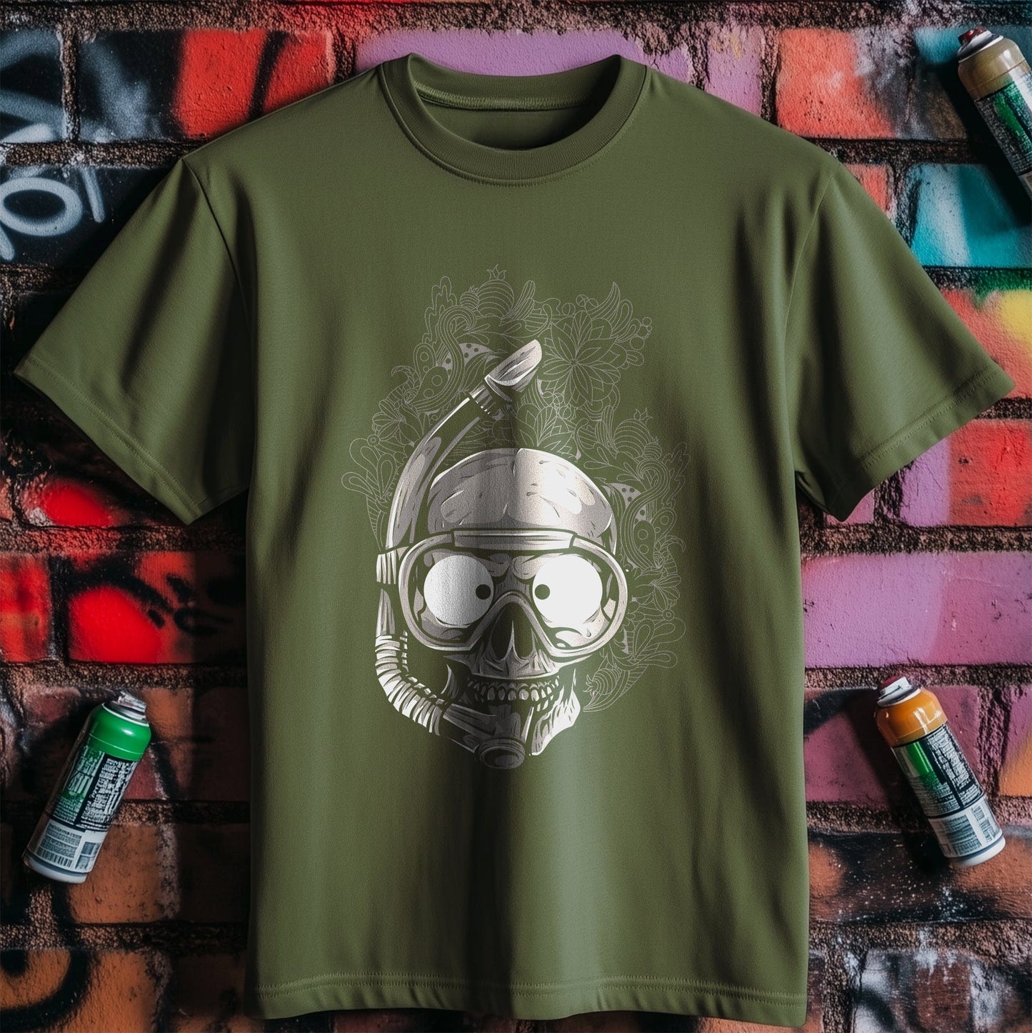 Diving Skull T-Shirt - Dive into