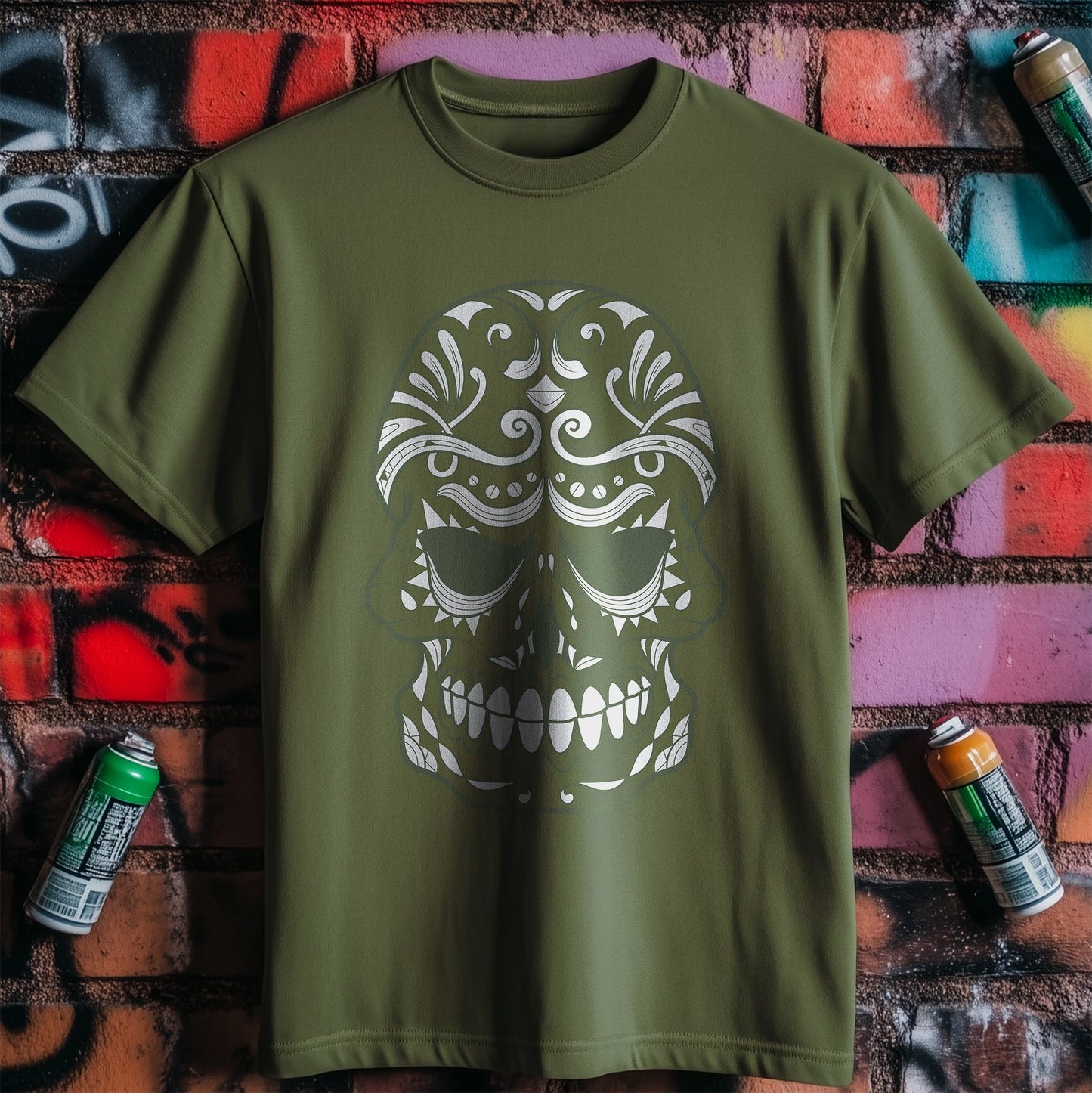 Mexican Skull T-Shirt - Spooky &