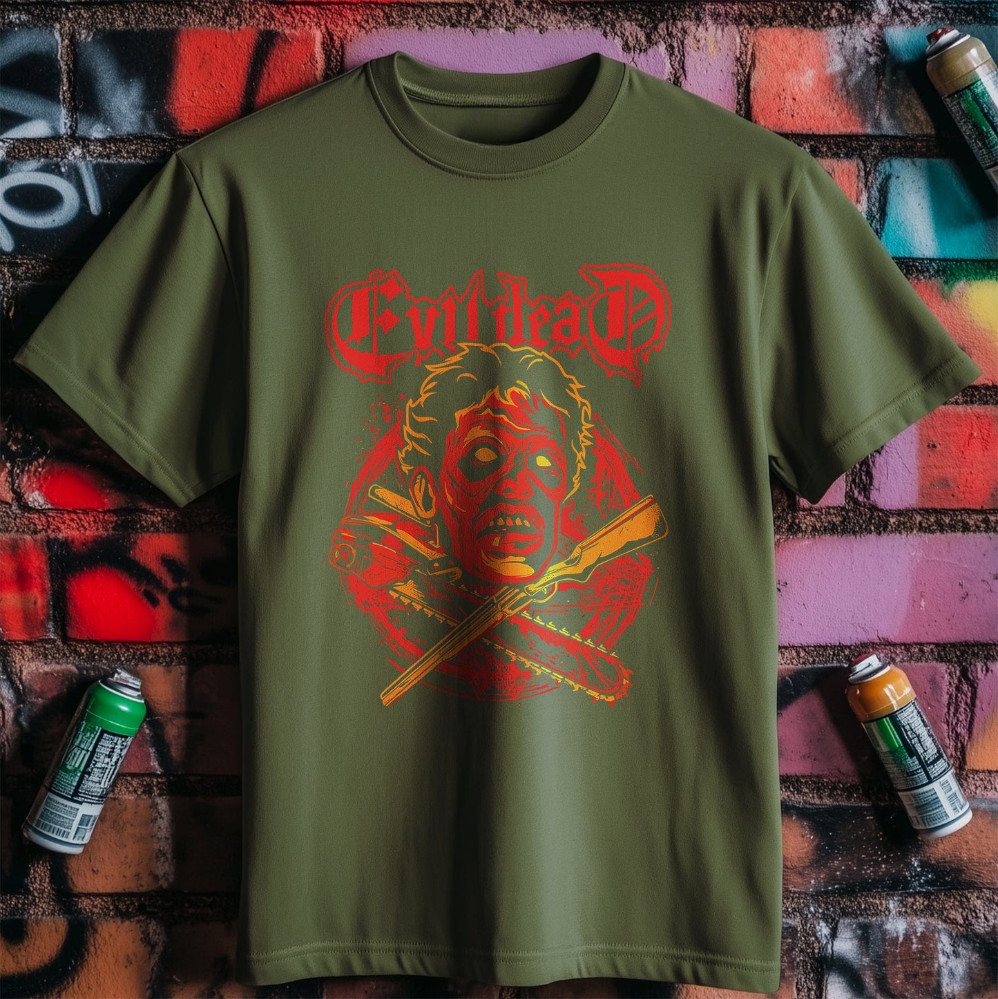 Evil Ash Skull & Crossbones T-shirt