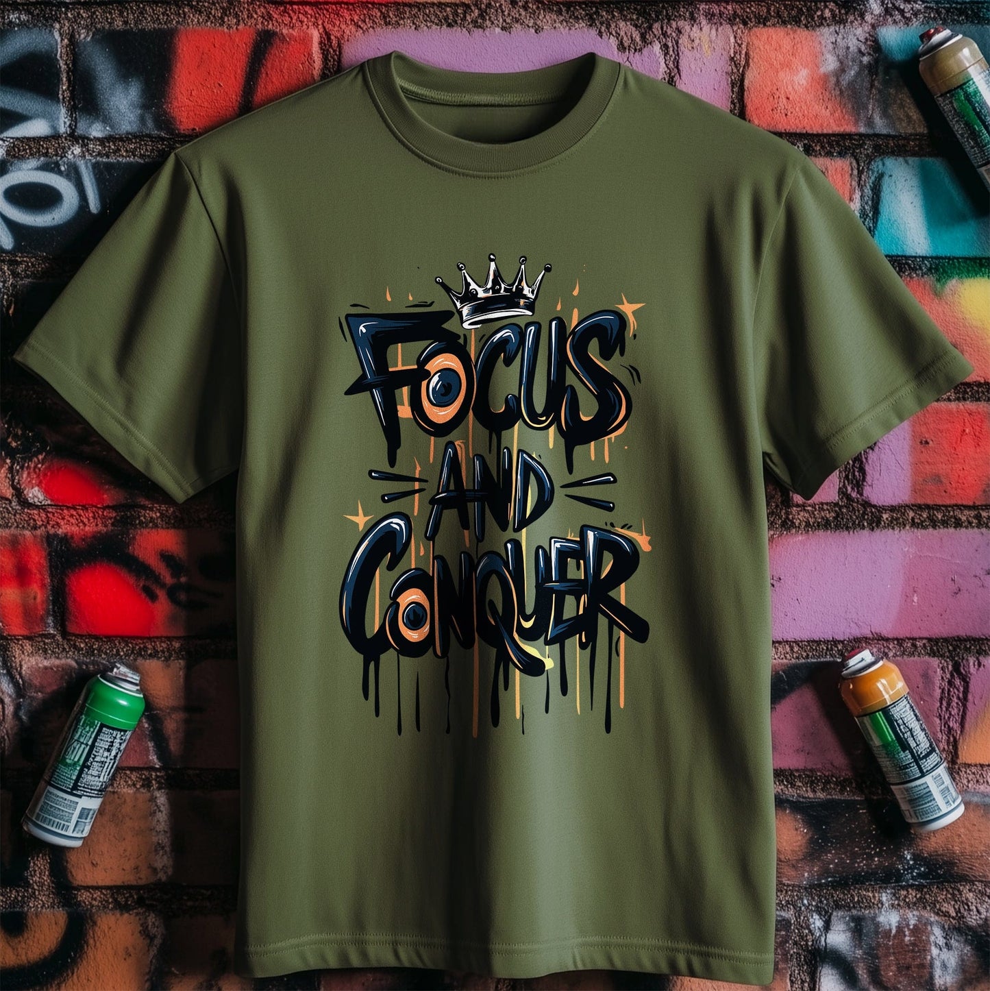 Motivation 1 Focus & Conquer t-shirt