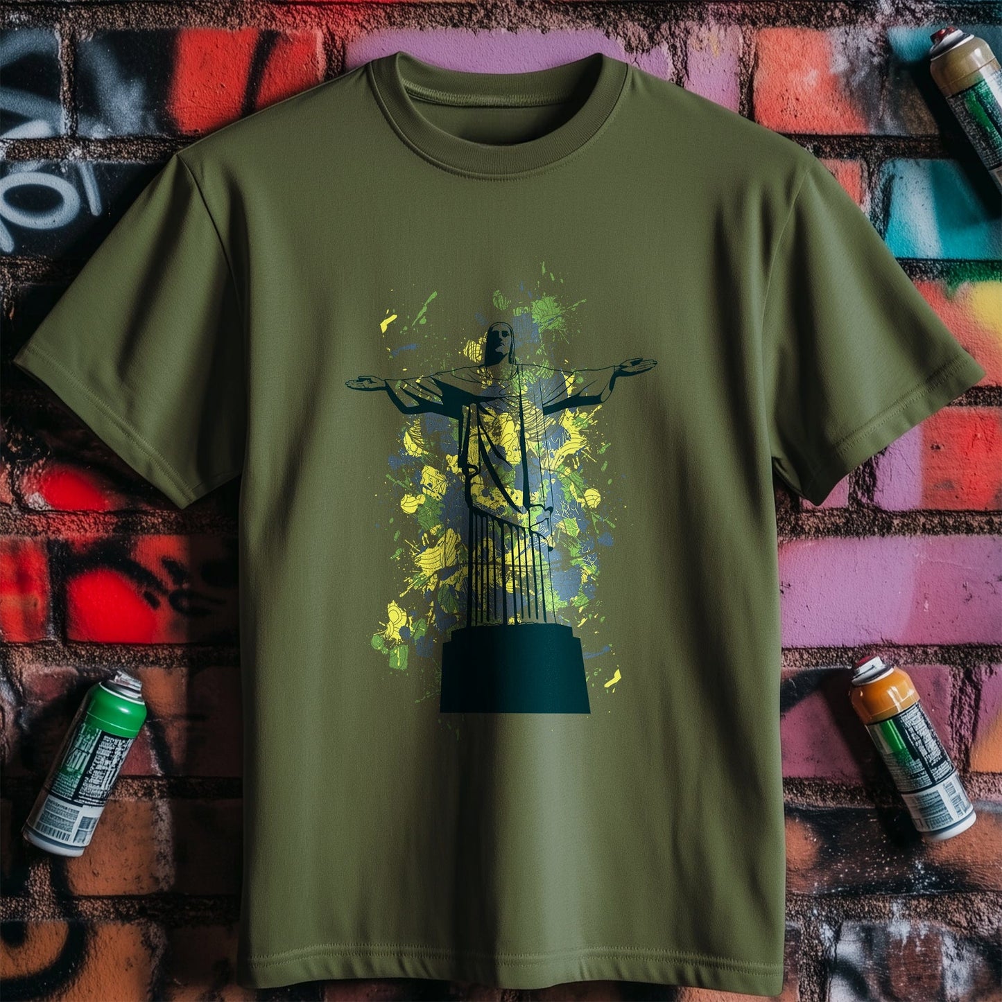 Brazil Statue t-shirt ‚Äì Holy Humor
