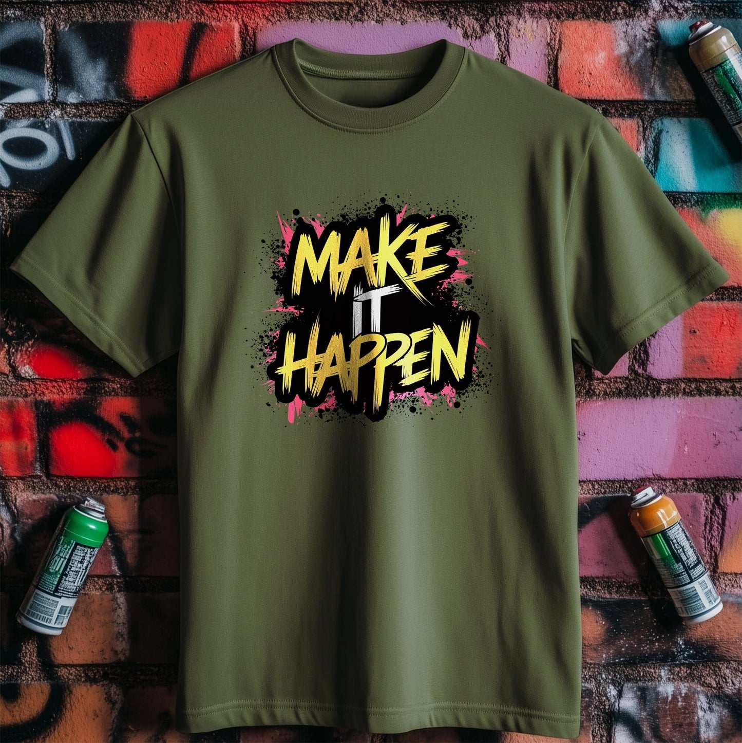 Motivation 64 Funny T-shirt Make it happen