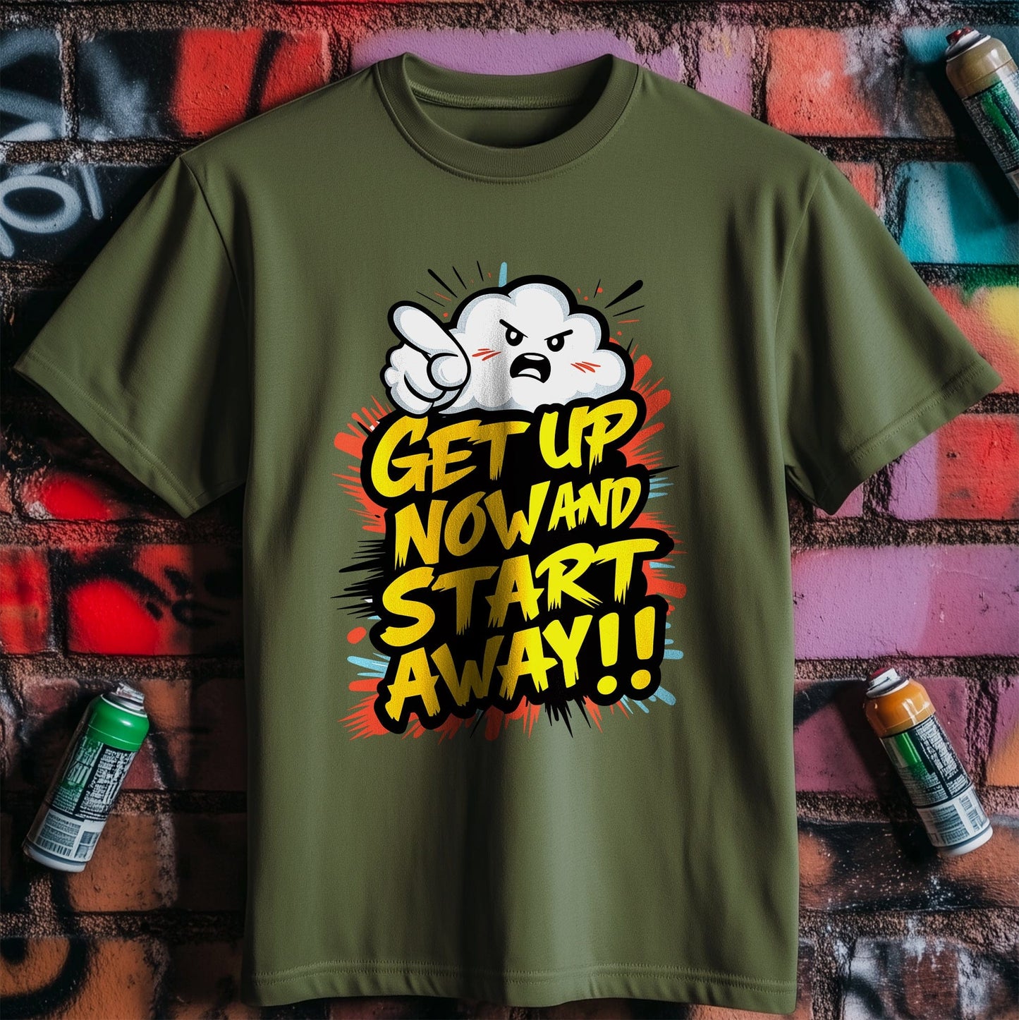Motivation 73 T-shirt Get Up now