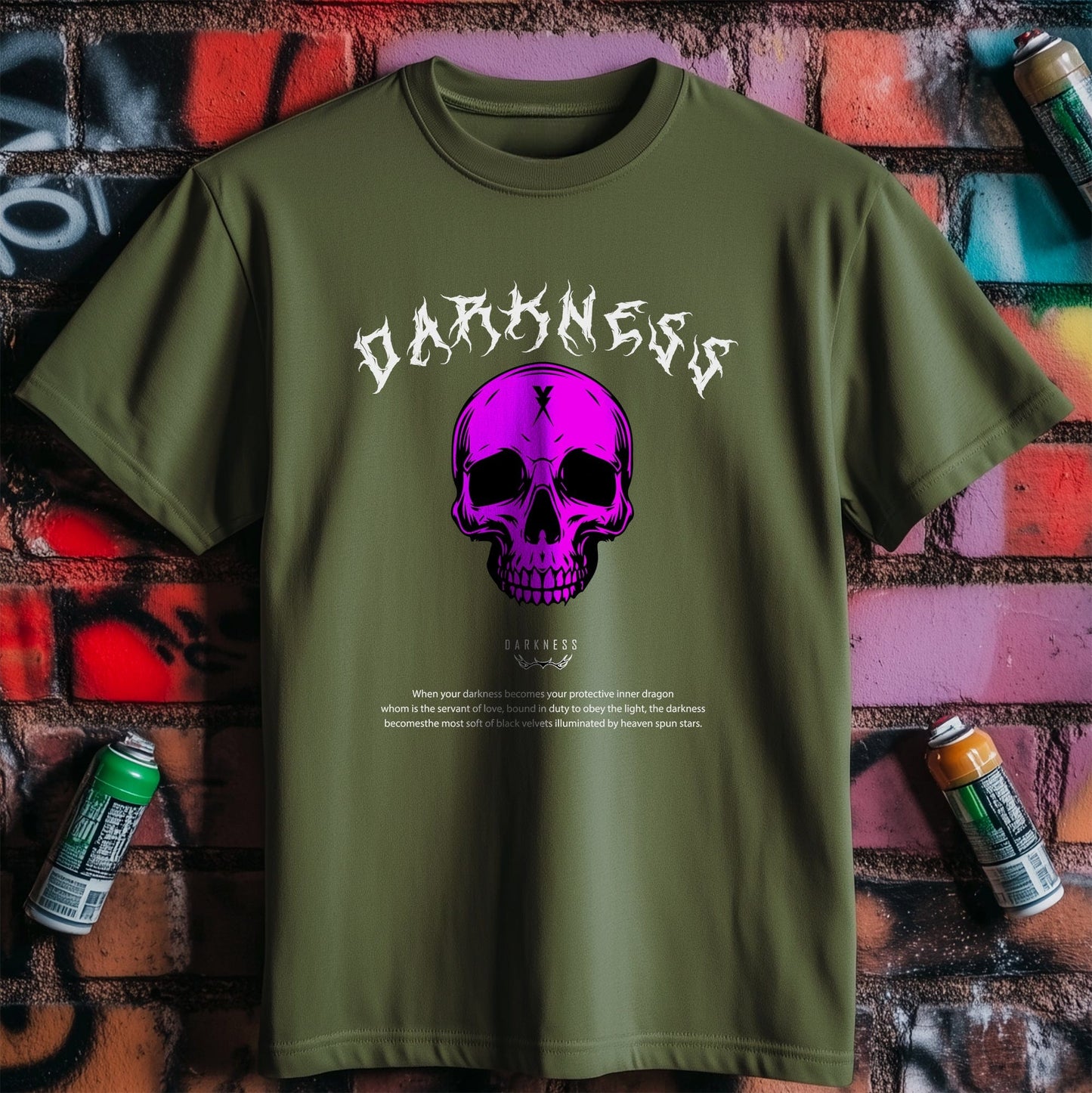 Darkness Skull t-shirt - Embrace