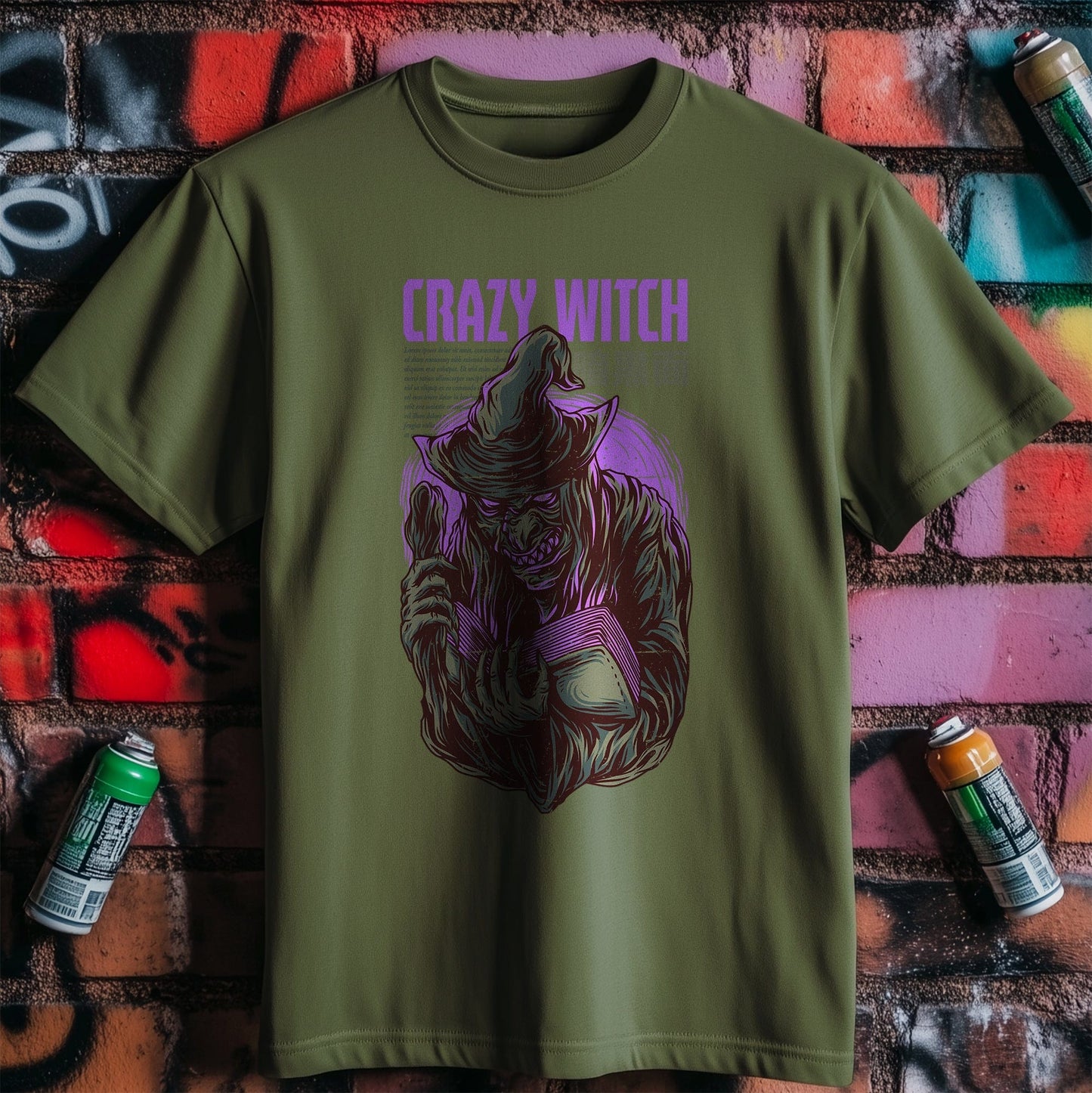 Crazy Witch T-shirt - Unleash Your