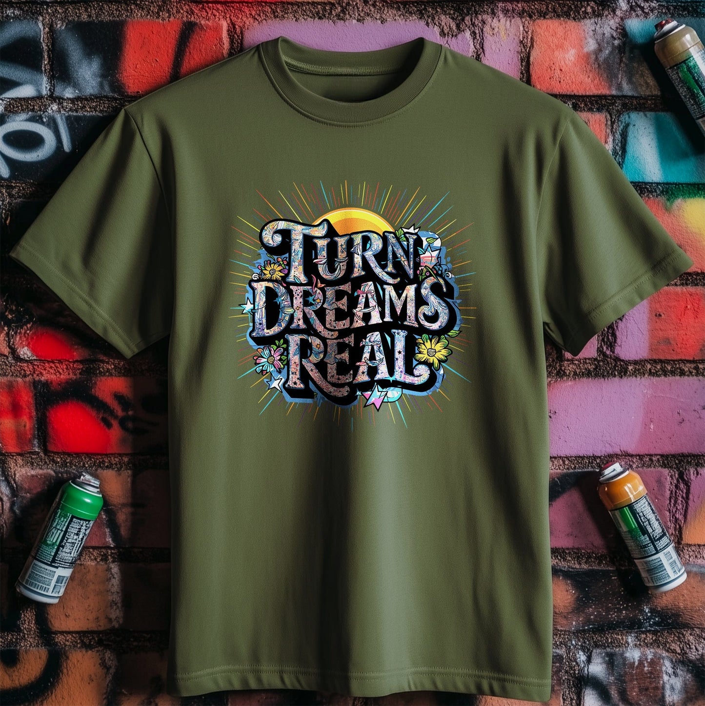 Motivation 35 T-shirt Turn dreams real