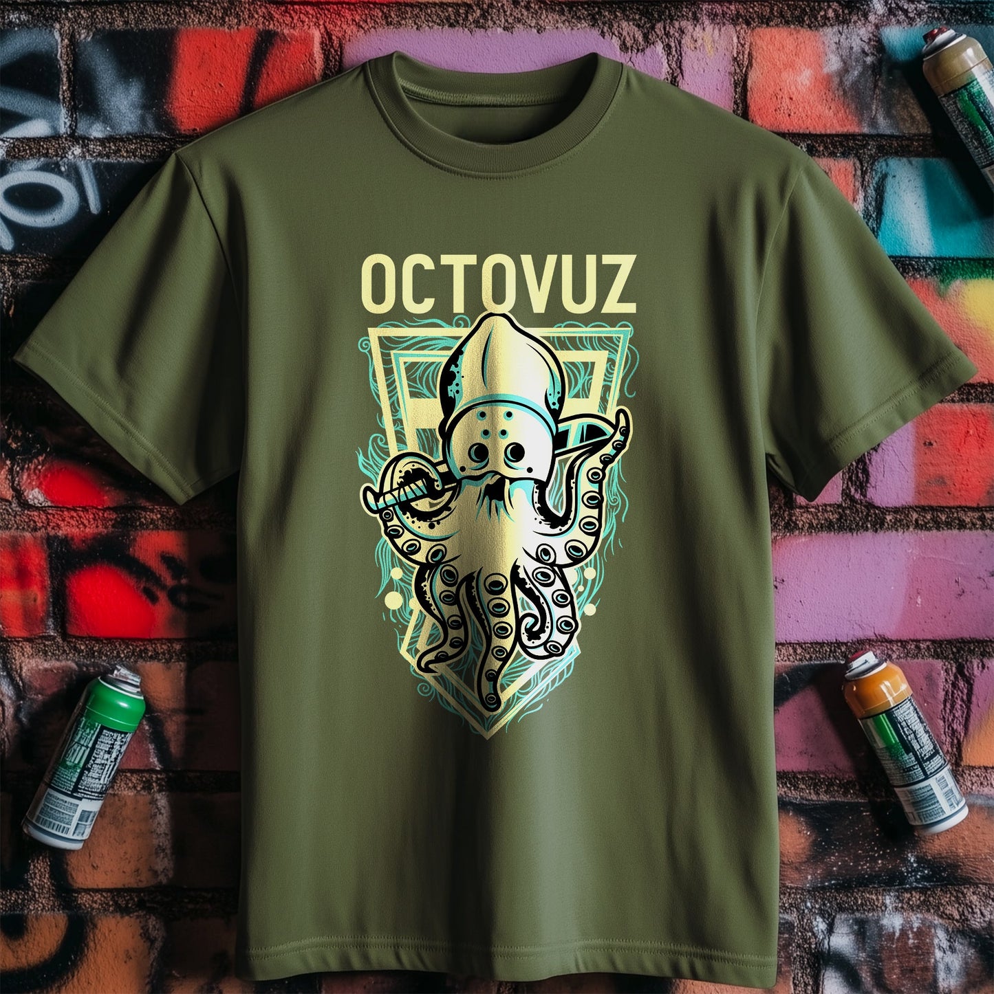 Octopus Pirate T-Shirt - Ahoy Matey!