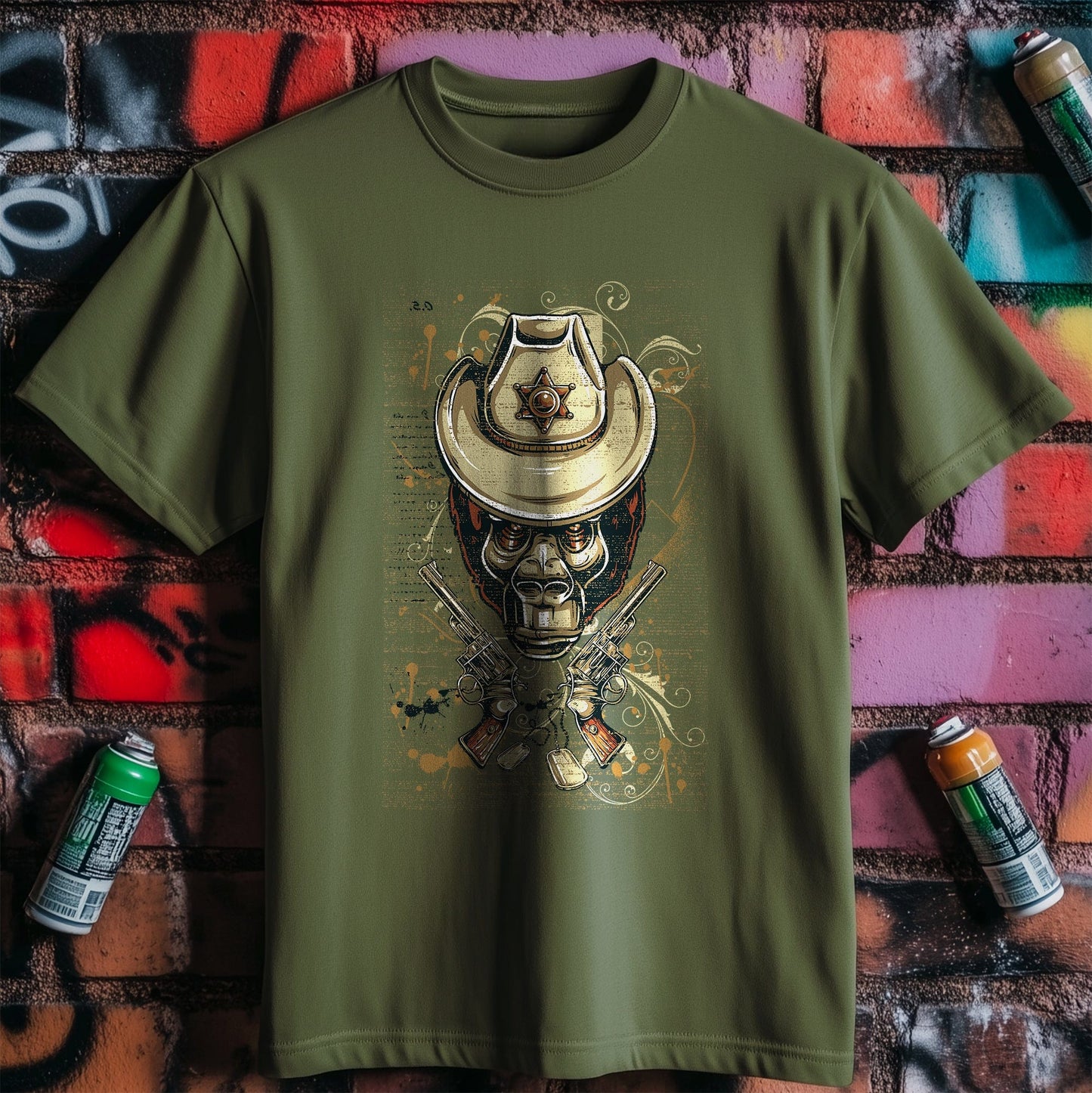 Old West Ape T-shirt