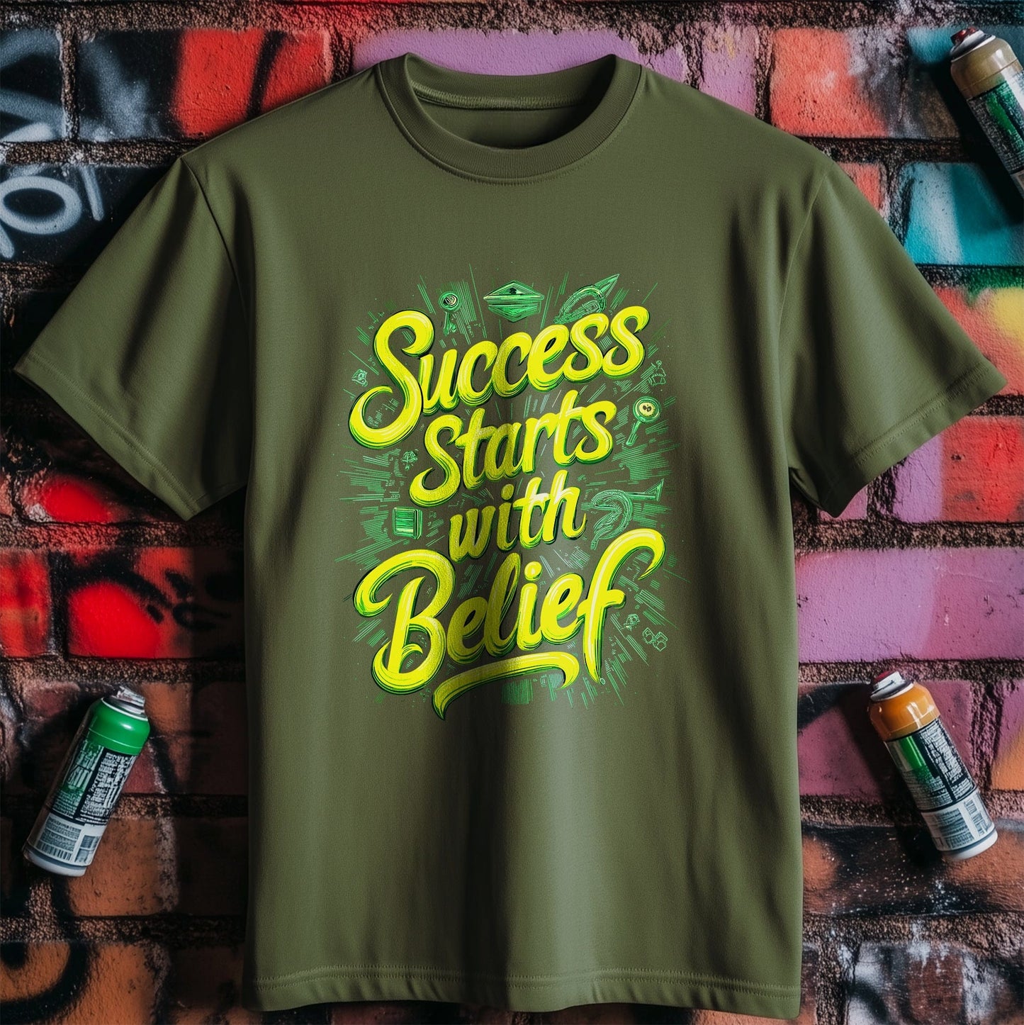 Motivation 74 T-Shirt success starts with belief