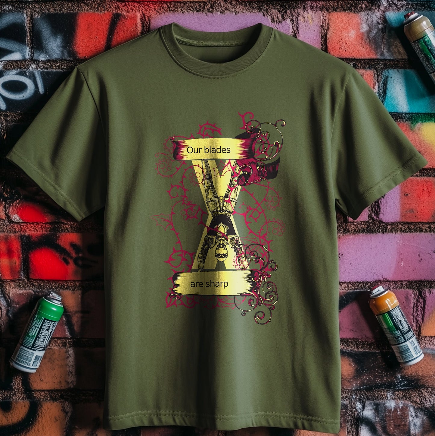 Our Blades Are Sharp T-shirt - Cut