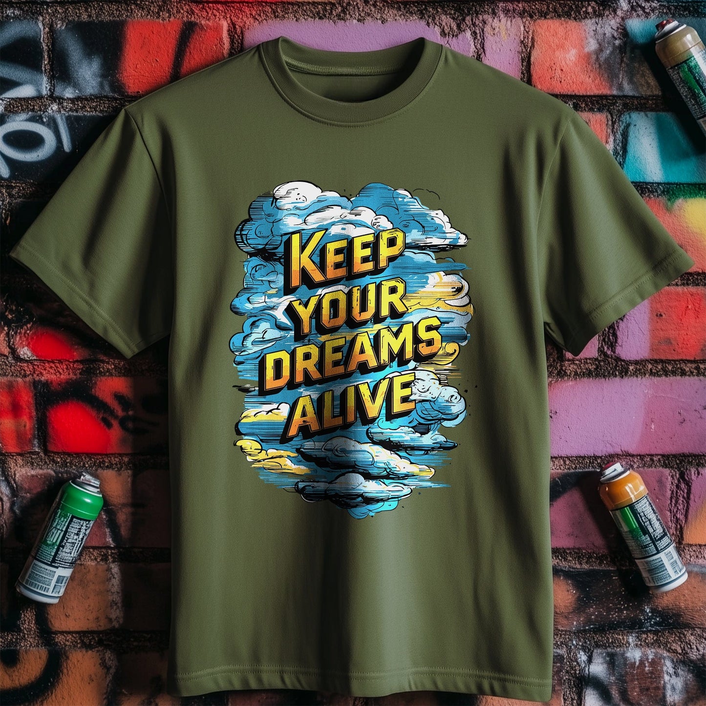 Motivation 82 T-Shirt  Keep Your Dreams Alive