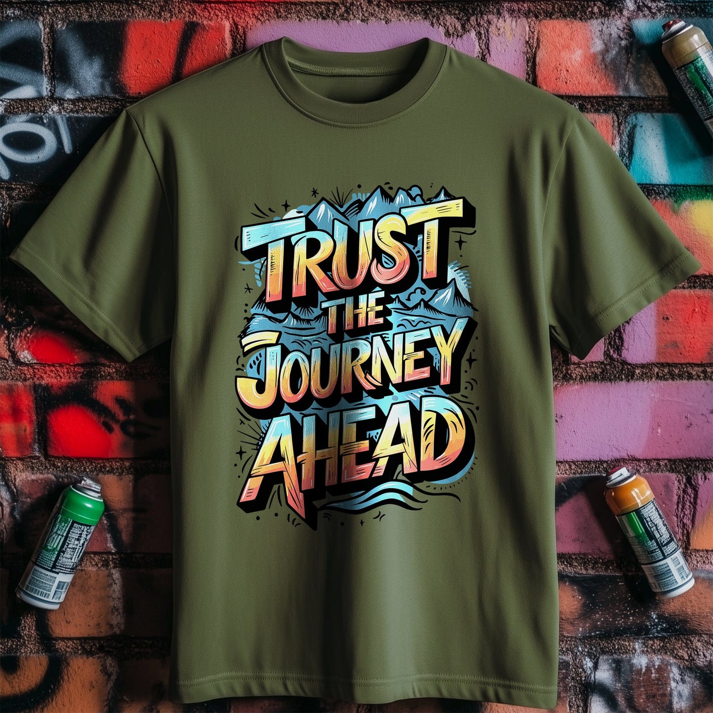 Motivation 19 T-shirt  Trust the Journey