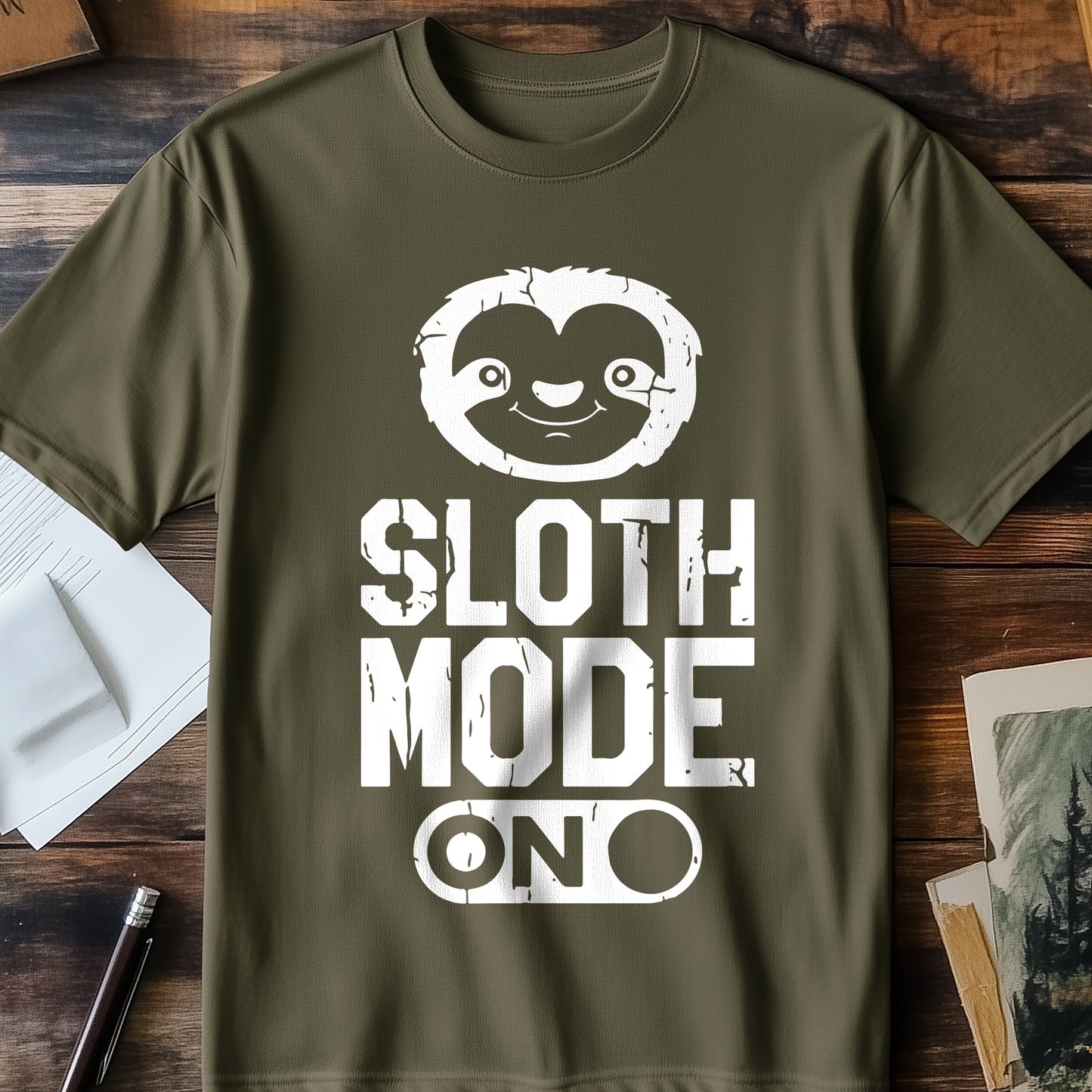 Sloth Mode On T-Shirt - Chill Out in