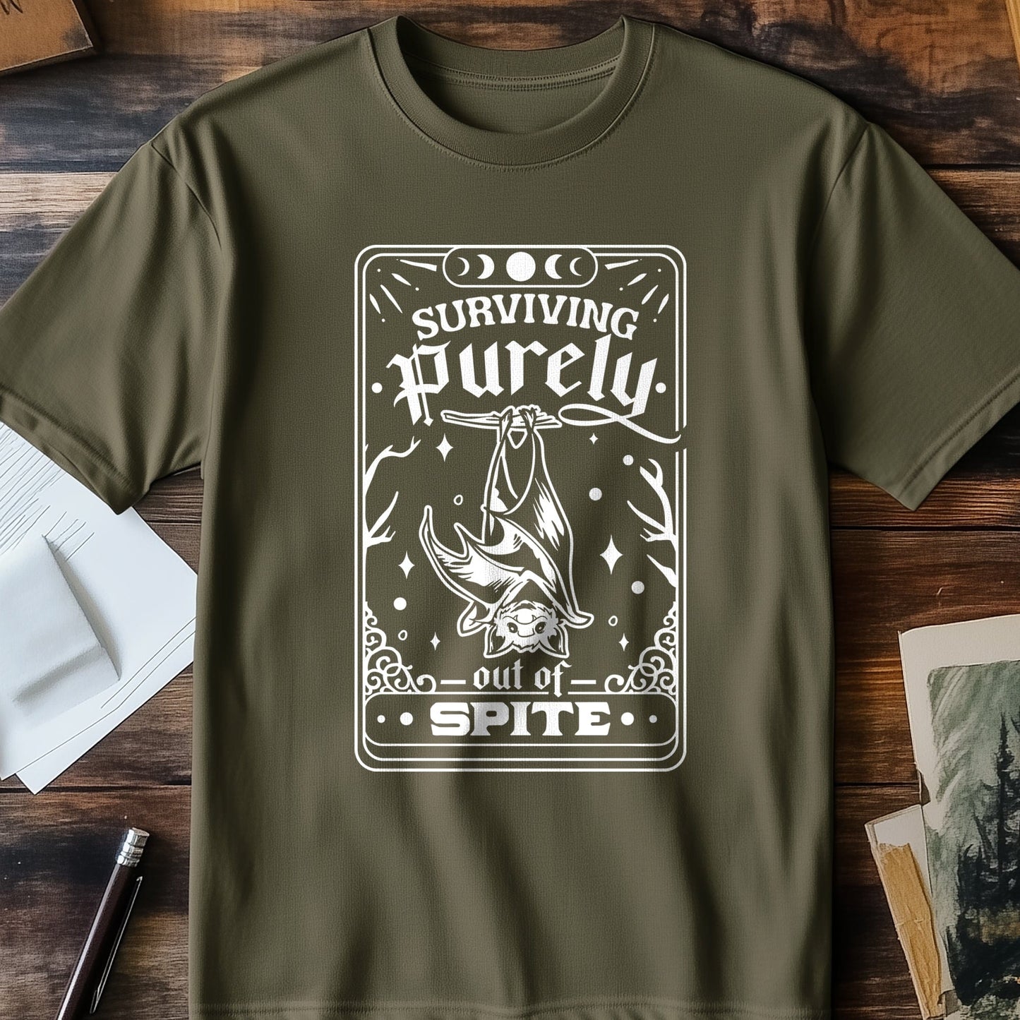 Surviving Purely Bat T-shirt