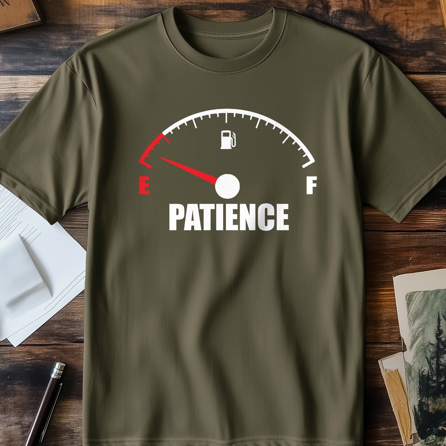 Patience Empty T-Shirt - Warning: