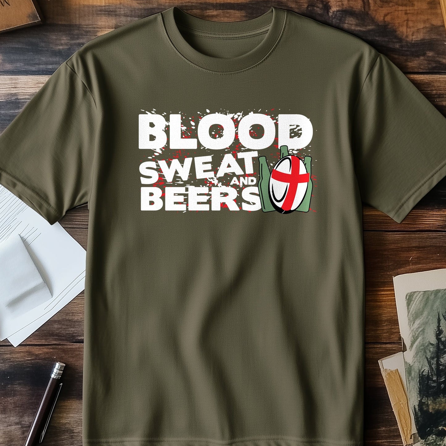 Blood, Sweat, Beers & Rugby T-Shirt -