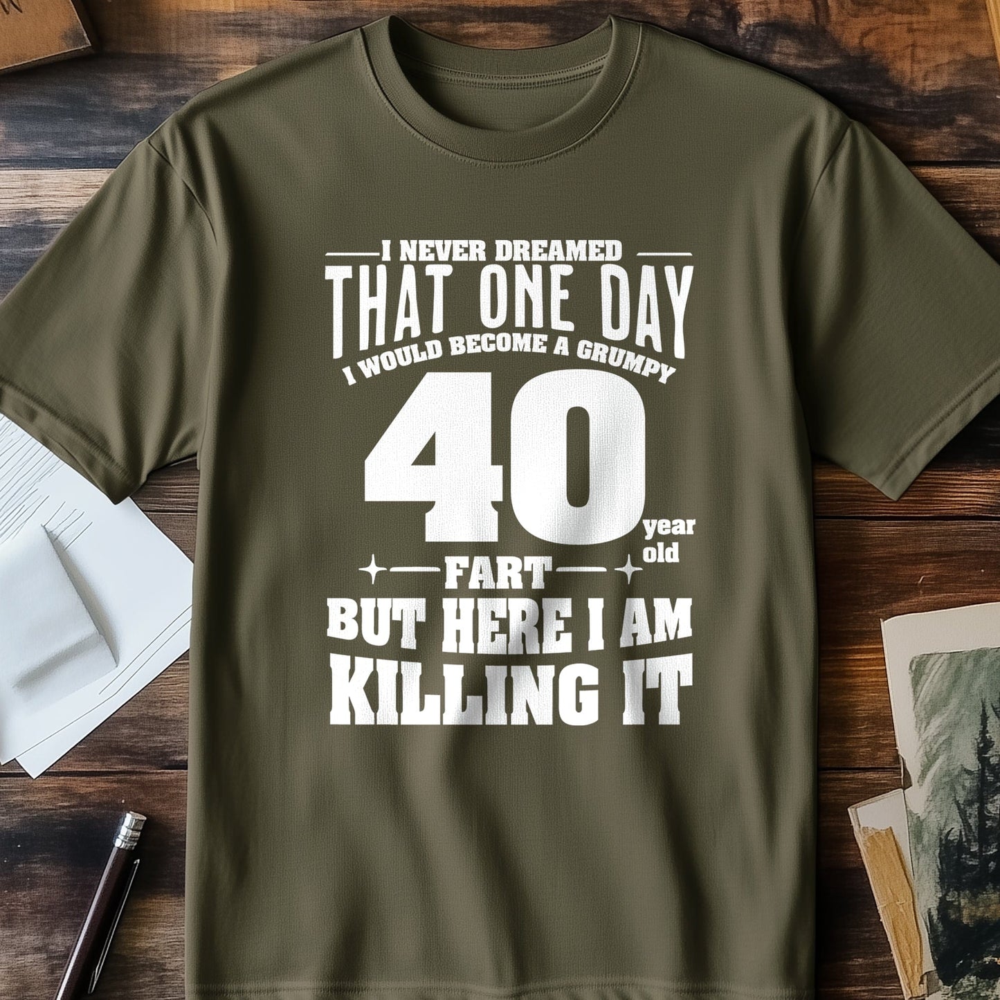 Grumpy Old Fart 40 T-Shirt