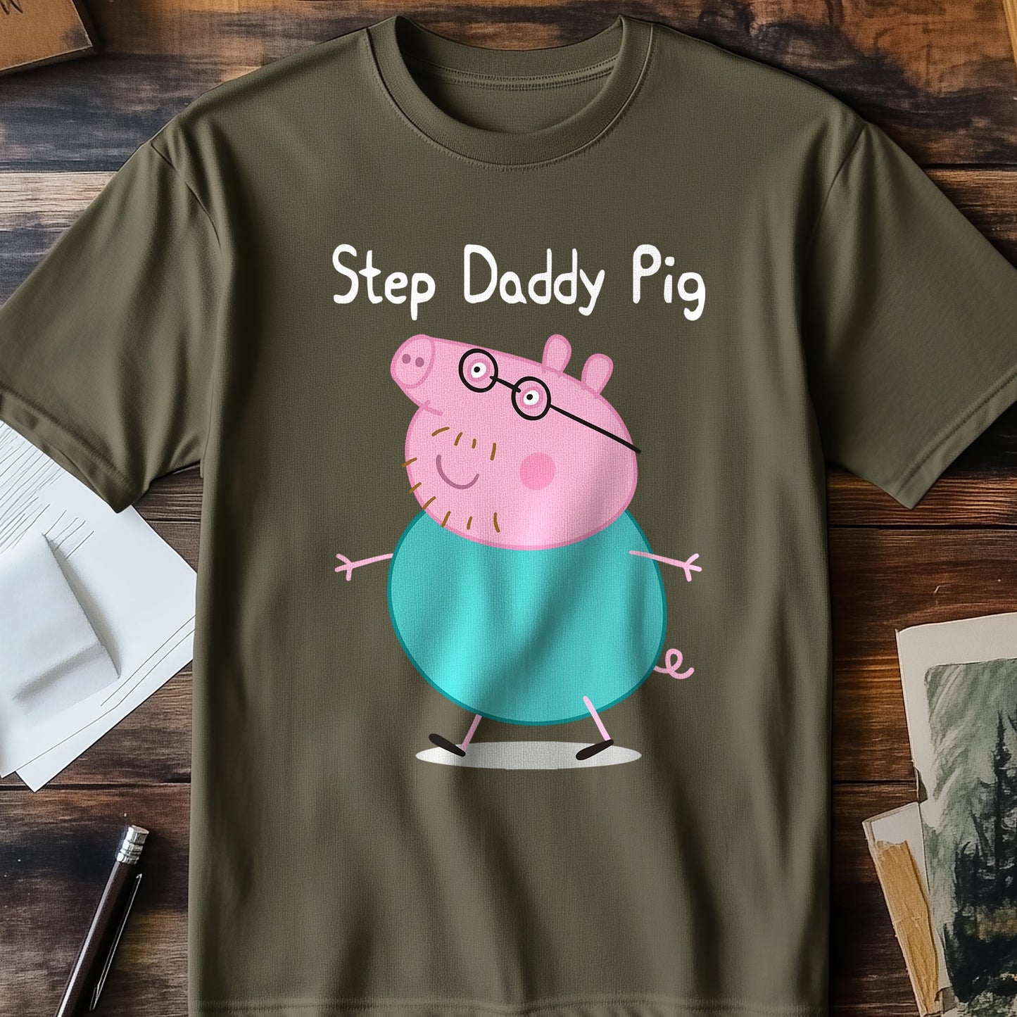 Step Daddy Pig T T-Shirt