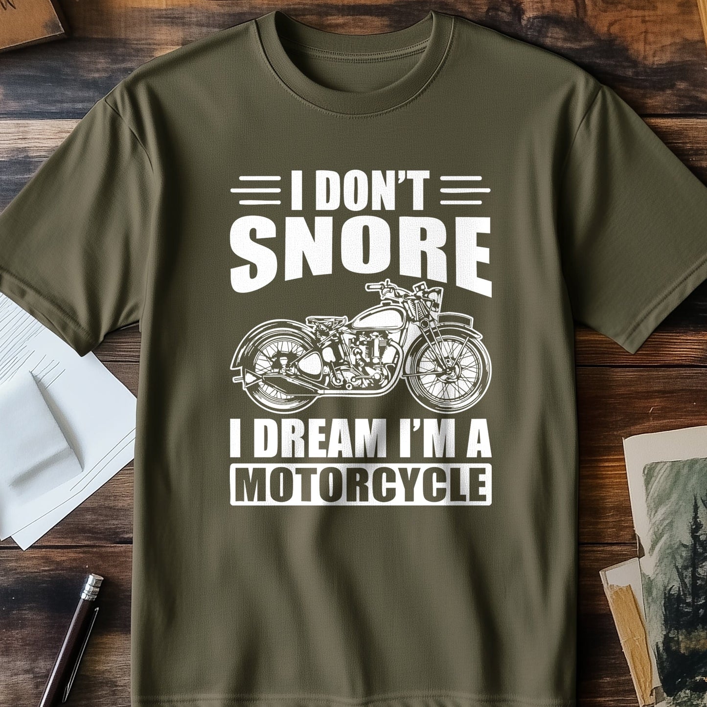 Motorcycle Snore 6 T-shirt