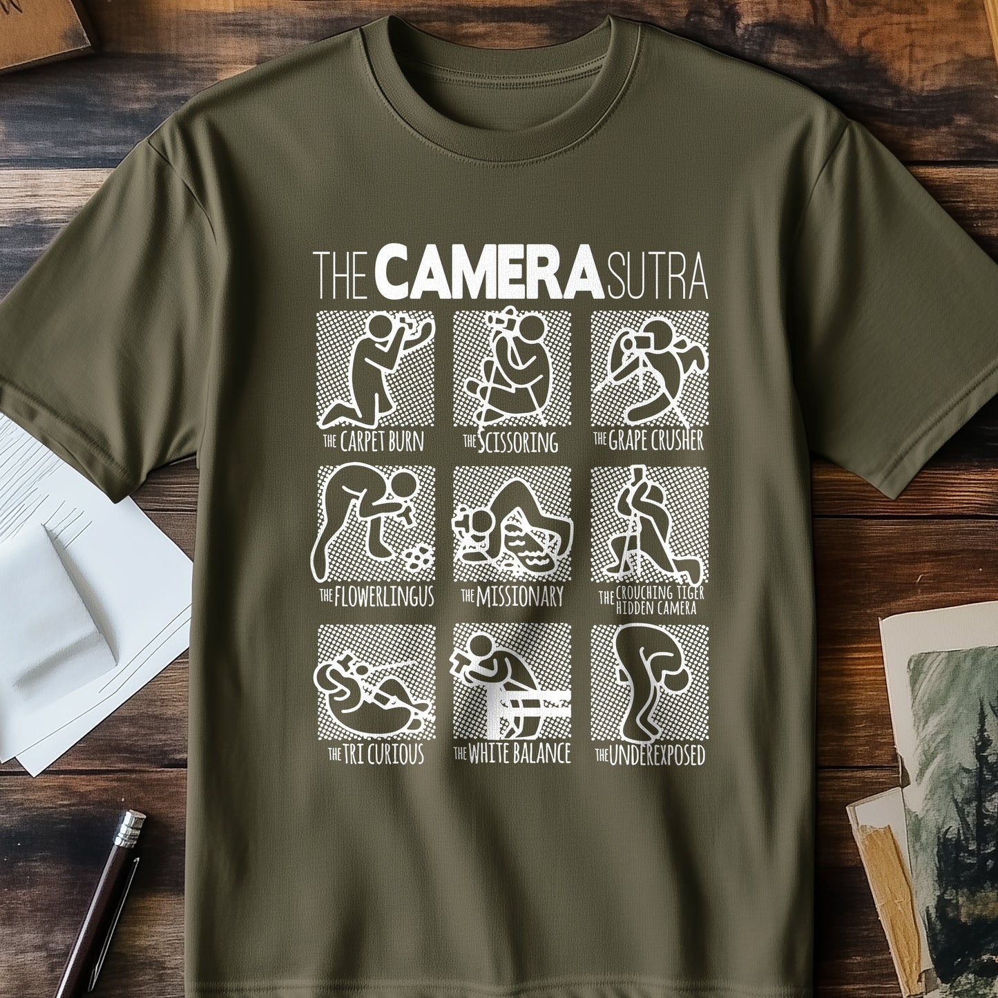 The Camera Sutra T-Shirt - Snap,