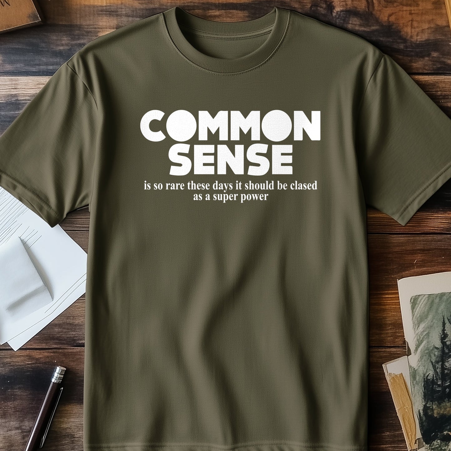 Rare Common Sense T-Shirt -