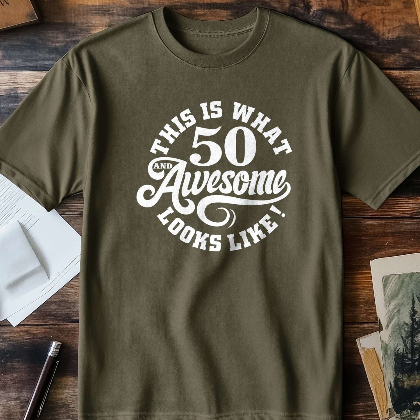 50 and Awesome T-Shirt