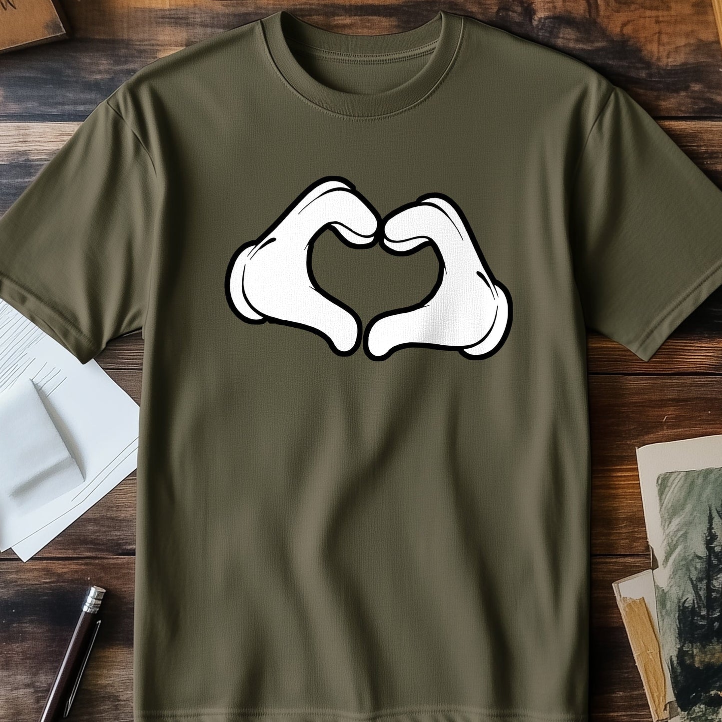 Gloves Heart T-Shirt