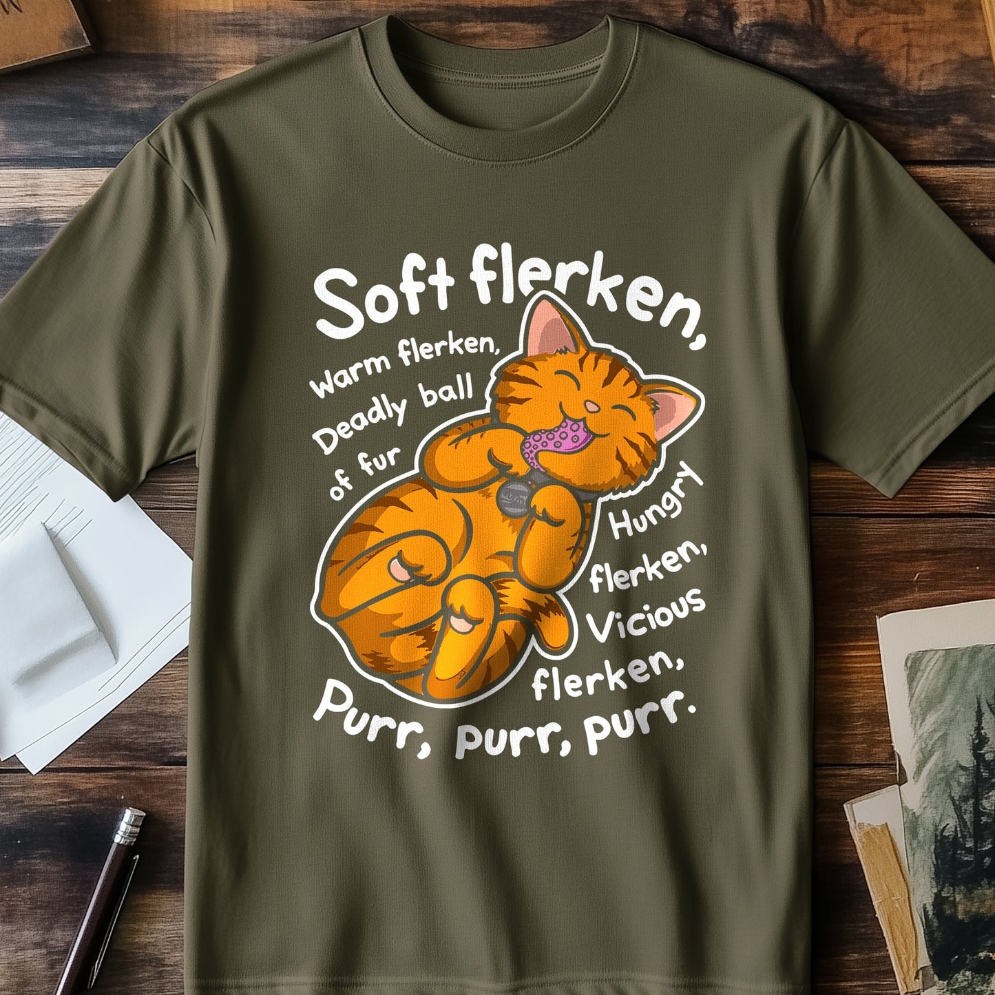 Flerken Cat Soft t-shirt - Purrfectly