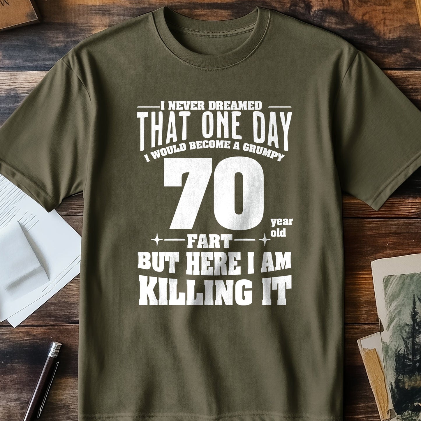 Grumpy Old Fart 70 t-shirt
