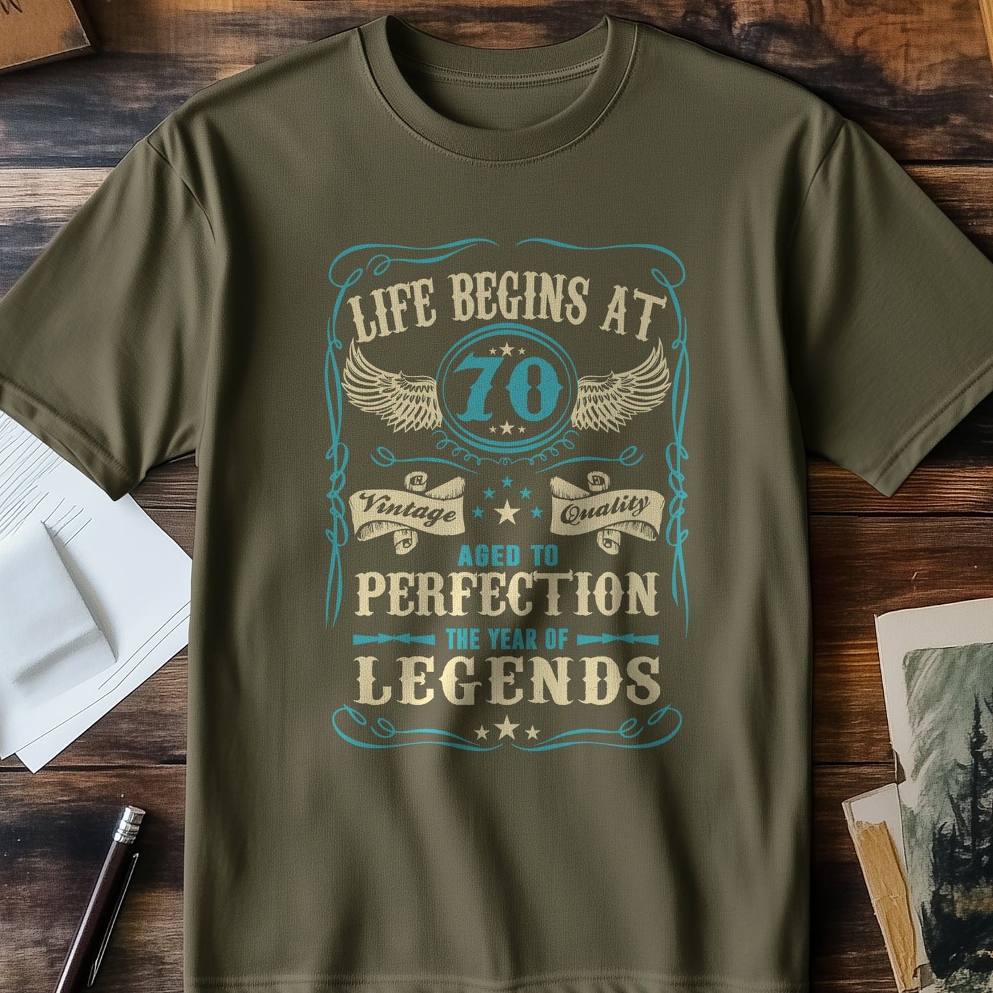 Life Begins at 70 T-Shirt