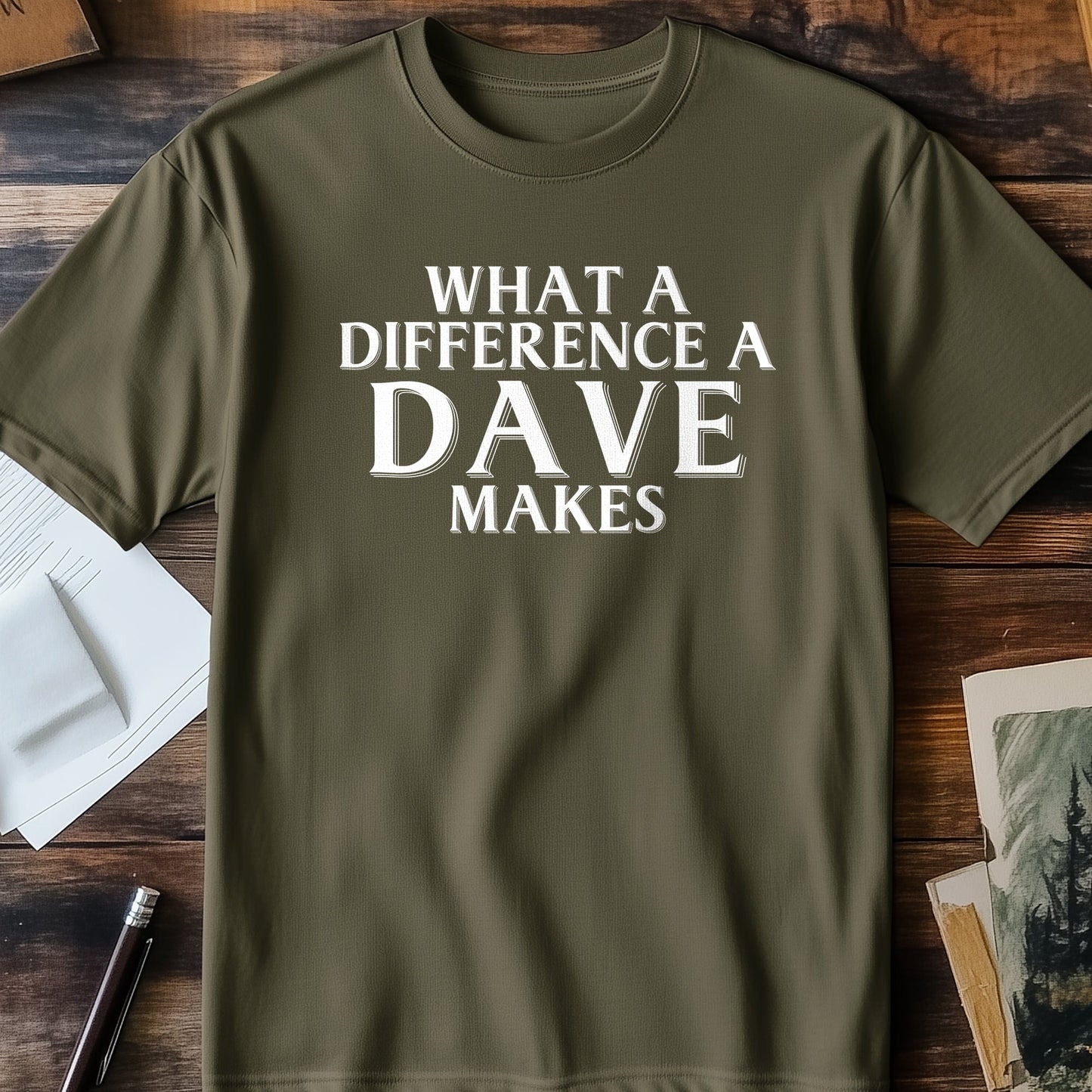 Dave Makes a Difference t-shirt -