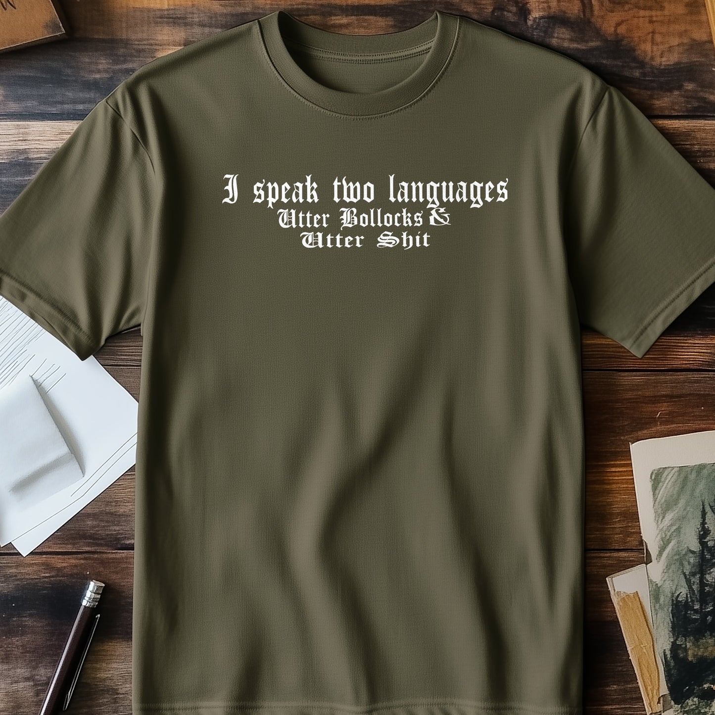 Two Languages T-Shirt: Fluent in