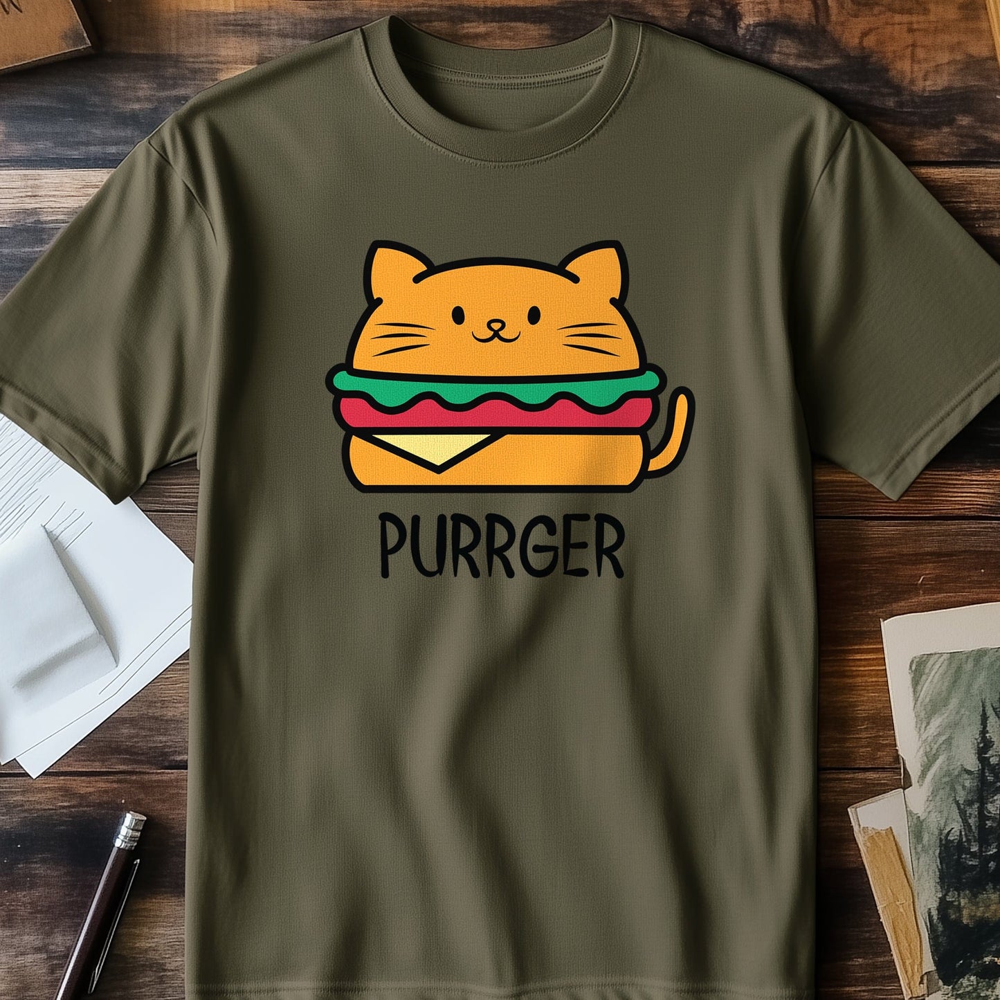 Purrger Cat T-Shirt