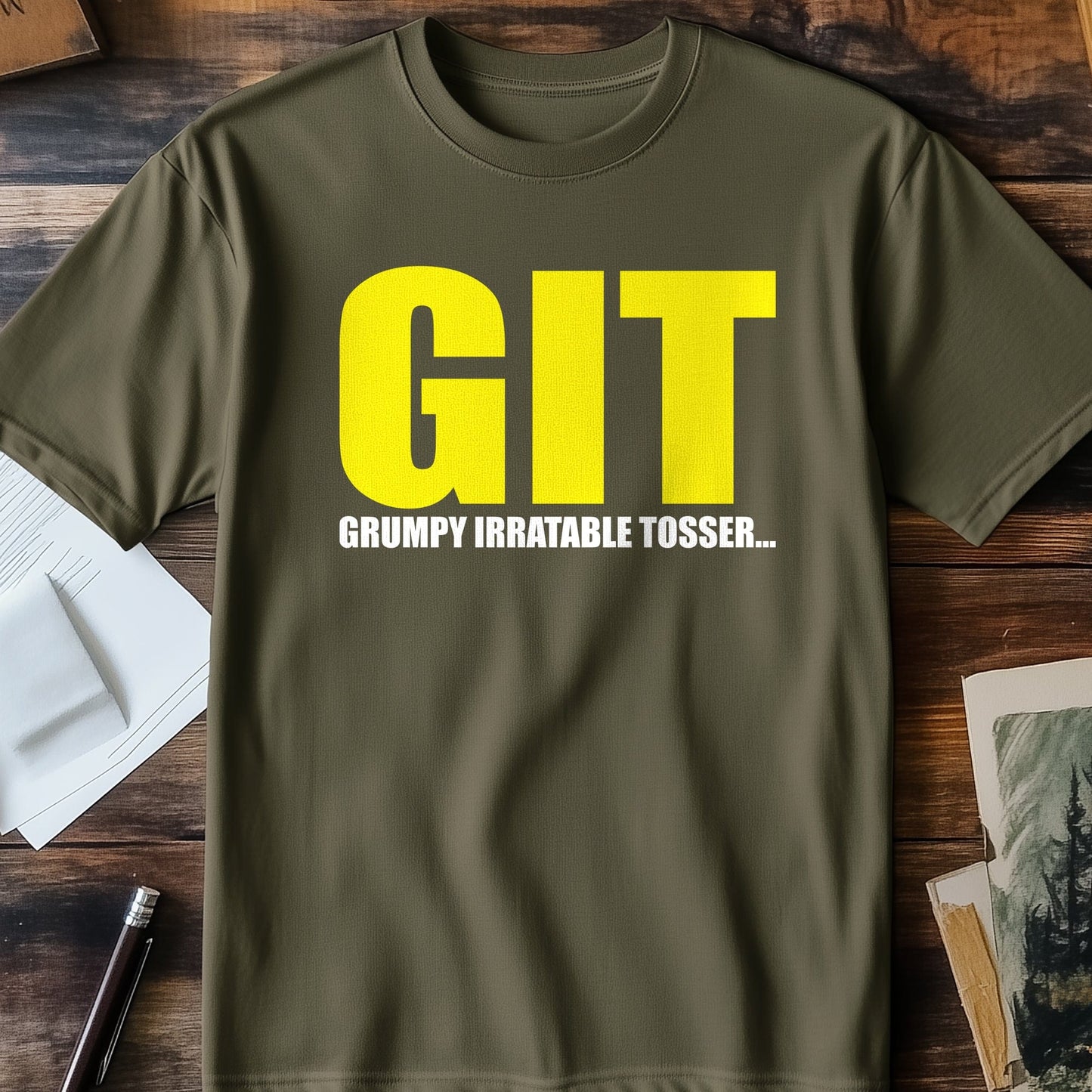 Git Grumpy Irritable T-shirt - Embrace