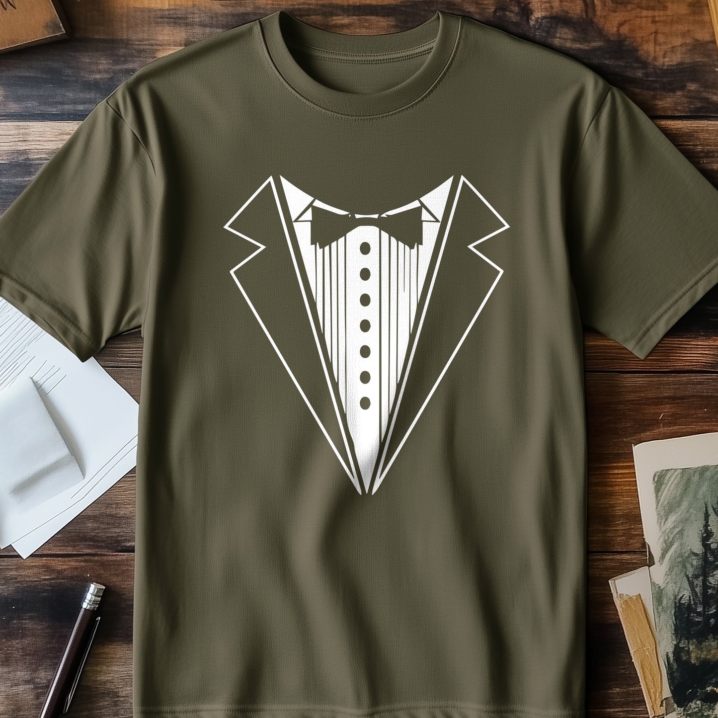 Tuxedo T-Shirt - Classy But Comfy!