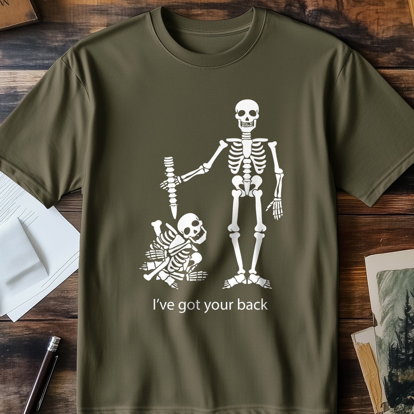 Got Your Back Skeletons T-Shirt -