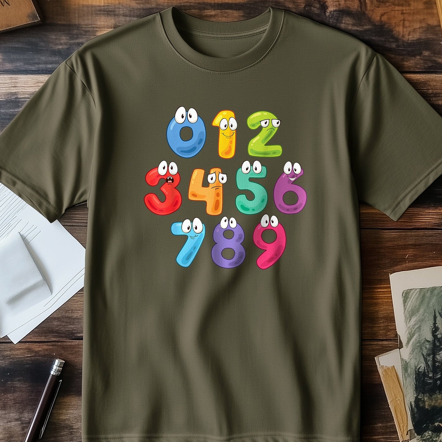 Math Day Emotions Kids Tee