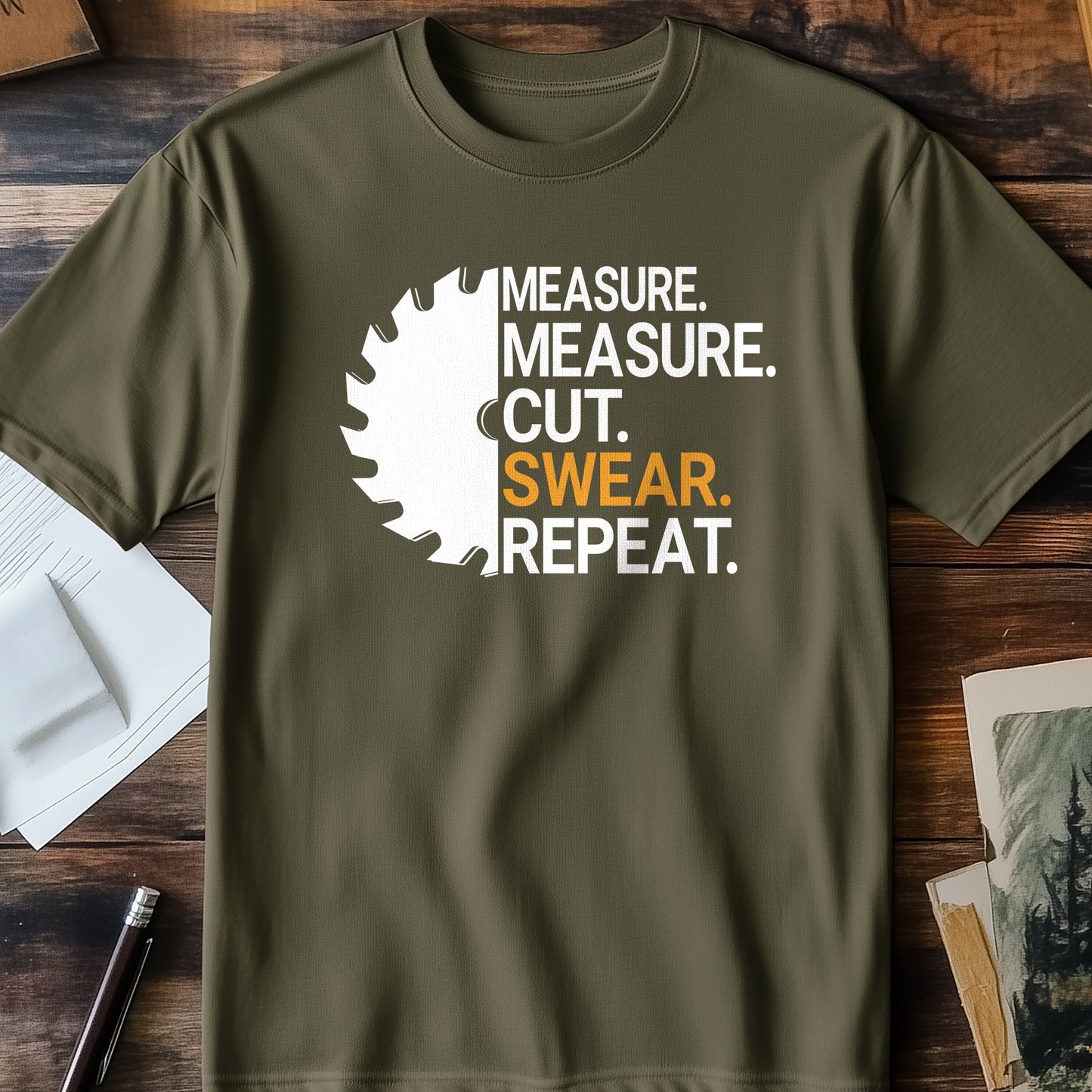 Measure-Cut-Swear-Repeat T-Shirt - The