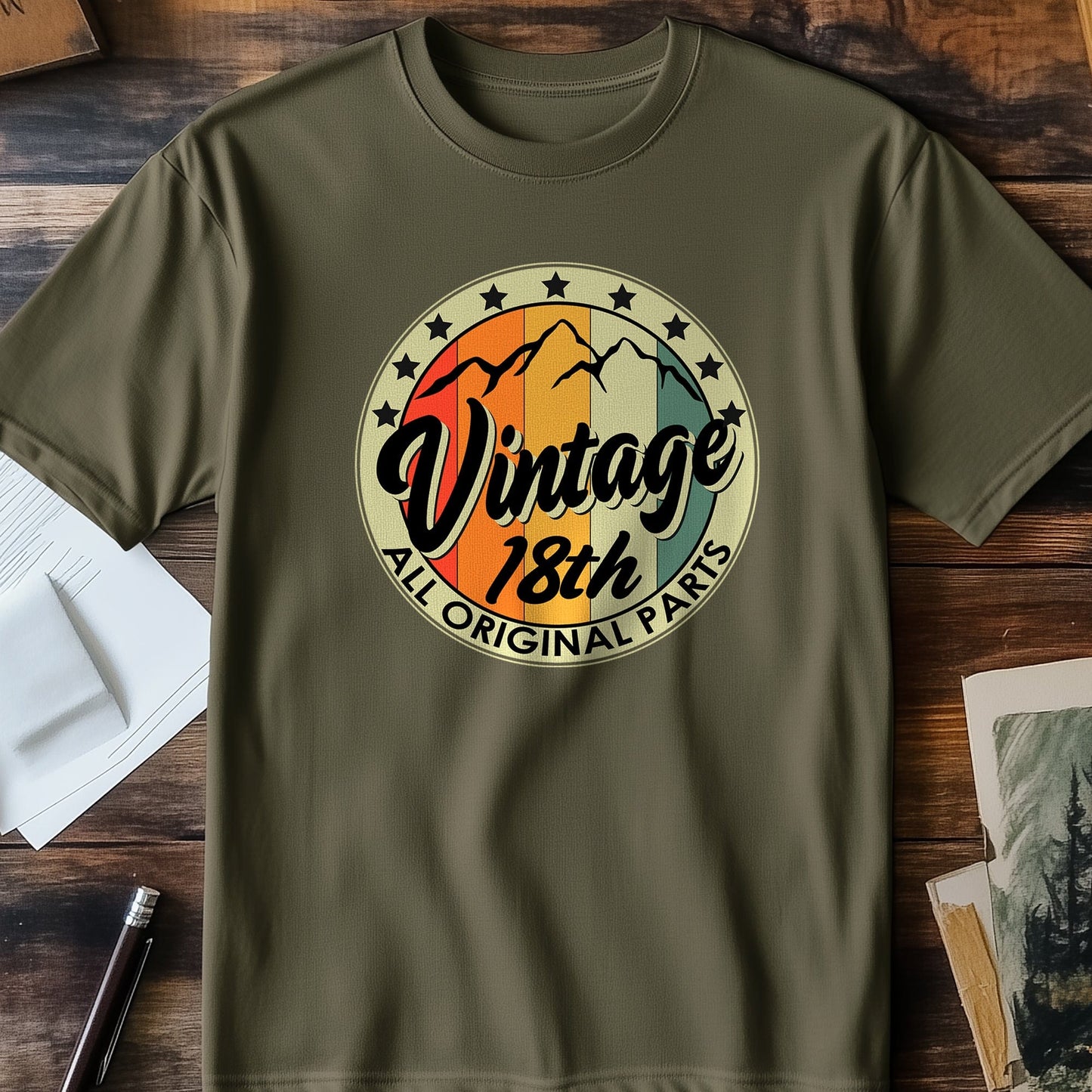 Vintage Mountain 18 T-Shirt