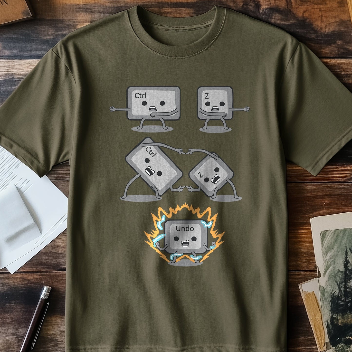 Ctrl Z Undo T-shirt - Perfect for