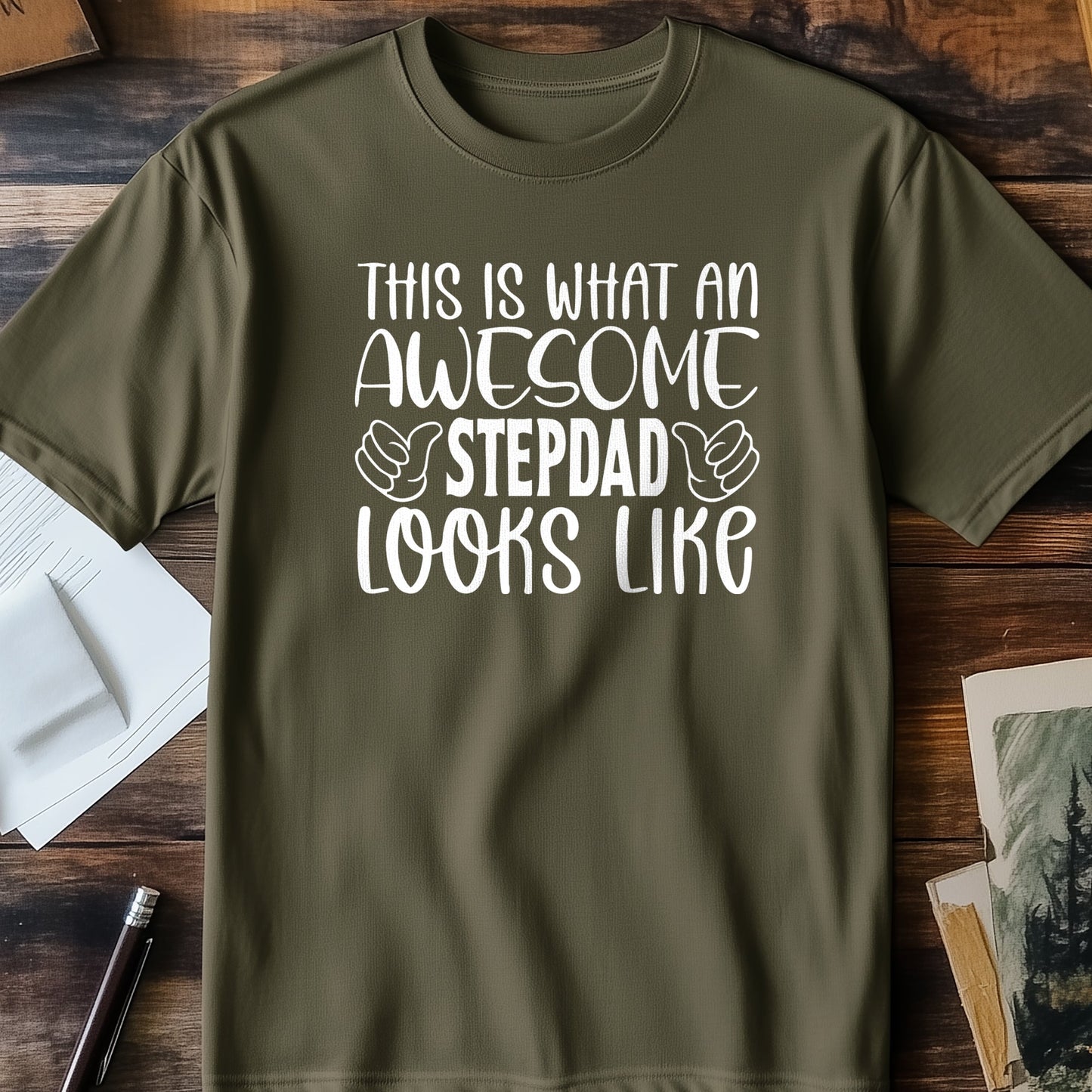 Awesome Step Dad T-Shirt