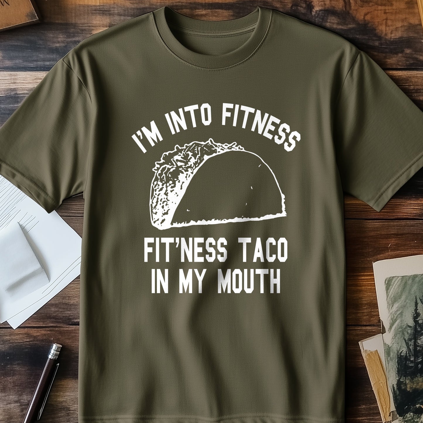Taco Fitness T-Shirt - Get Fit While