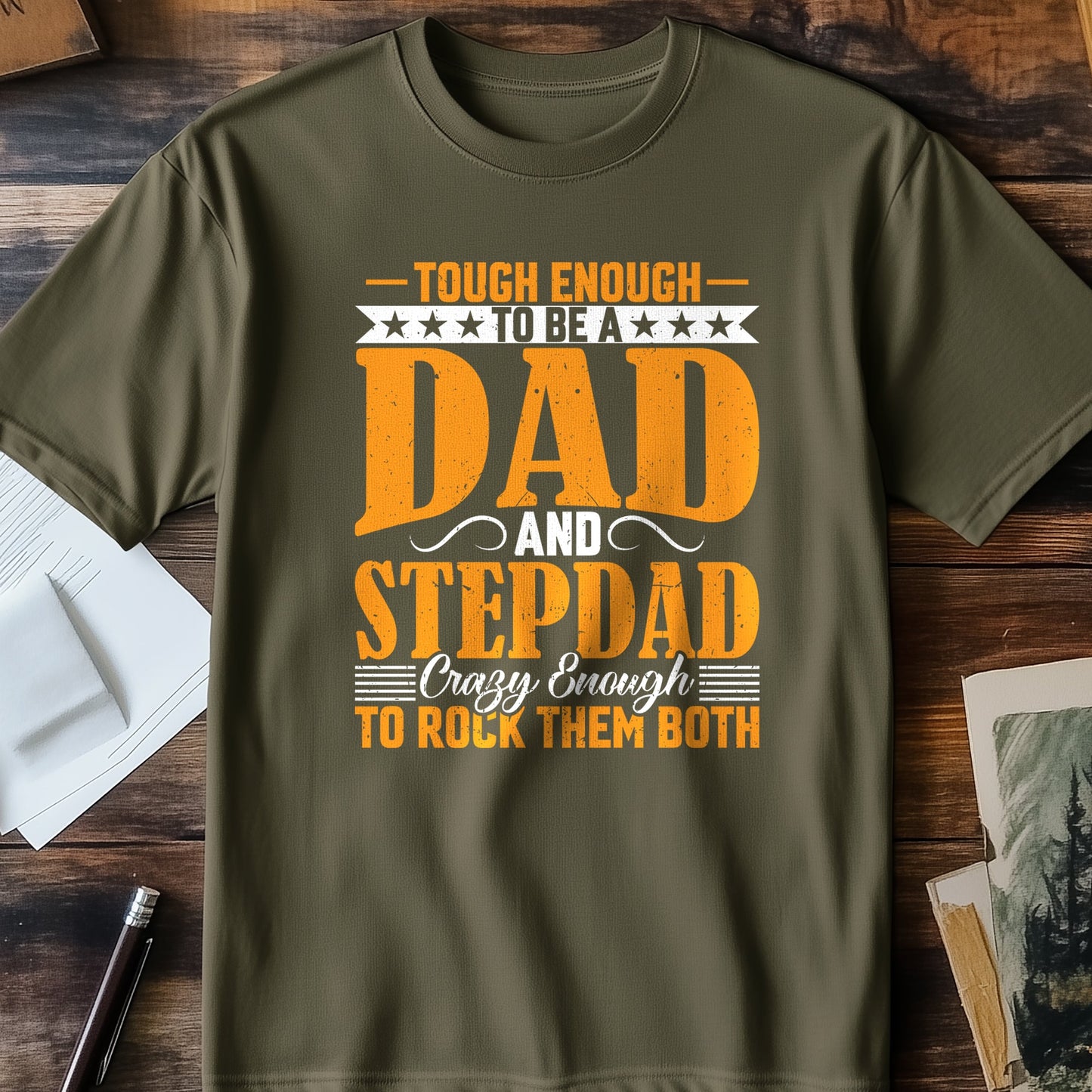 Dad And Step Dad 6 T-Shirt